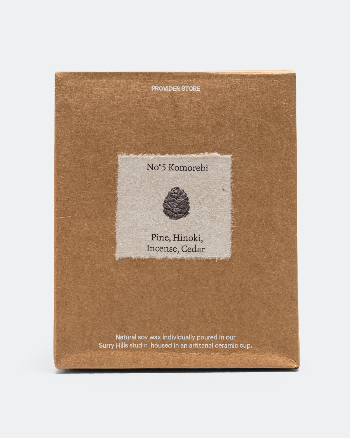 Provider Store - Uzu Candle Yellow/Brown - Komorebni - UP THERE