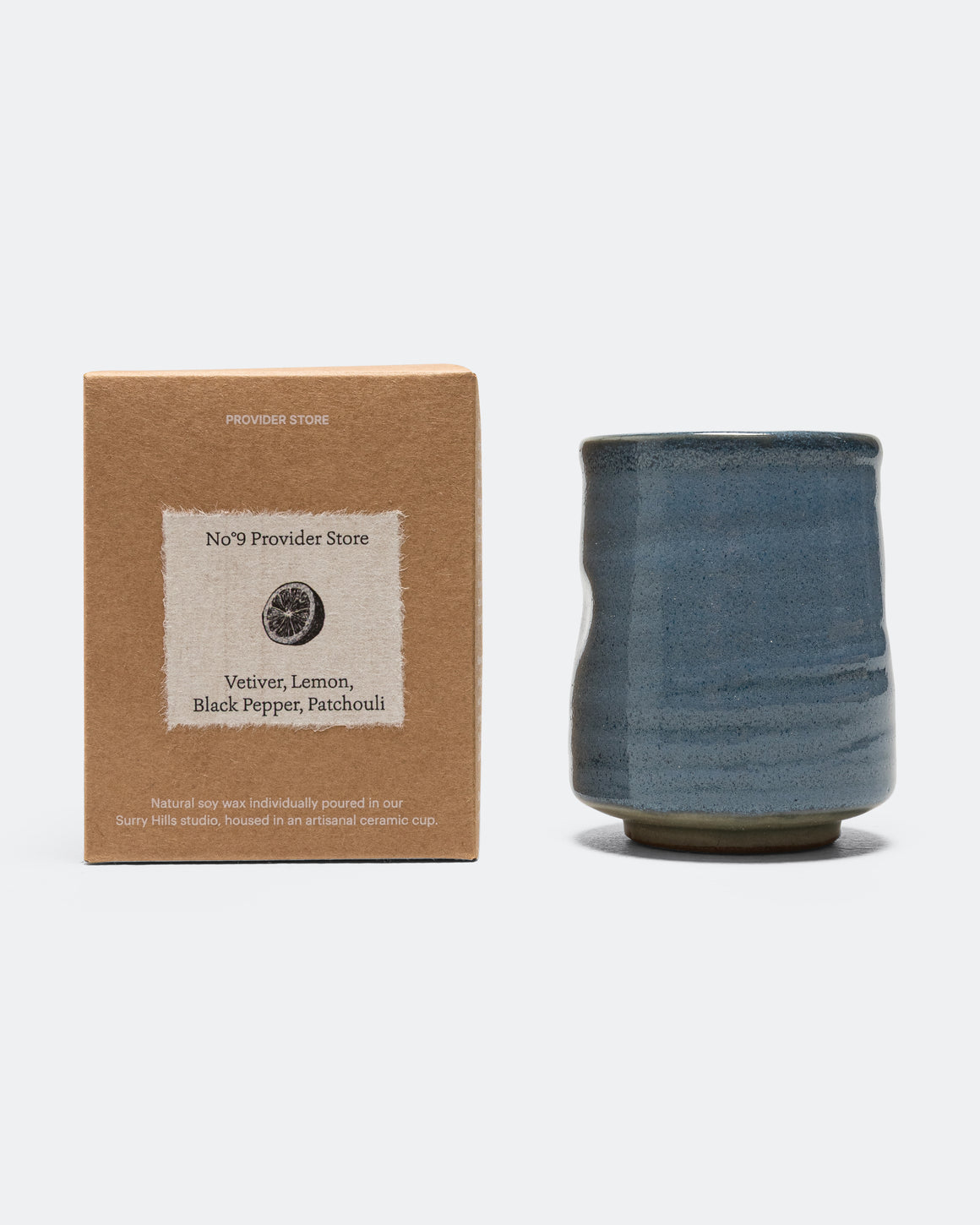 Provider Store - Kadoma Candle - Indigo - UP THERE