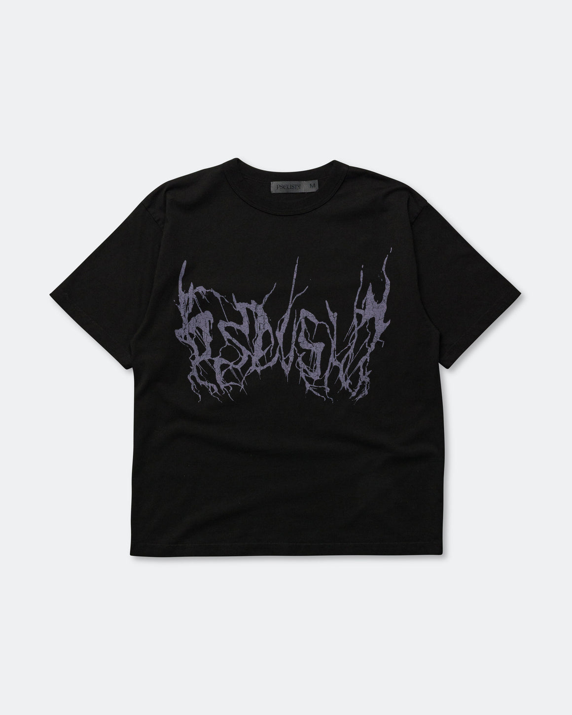 Pseushi - Metal Tee - Black - UP THERE