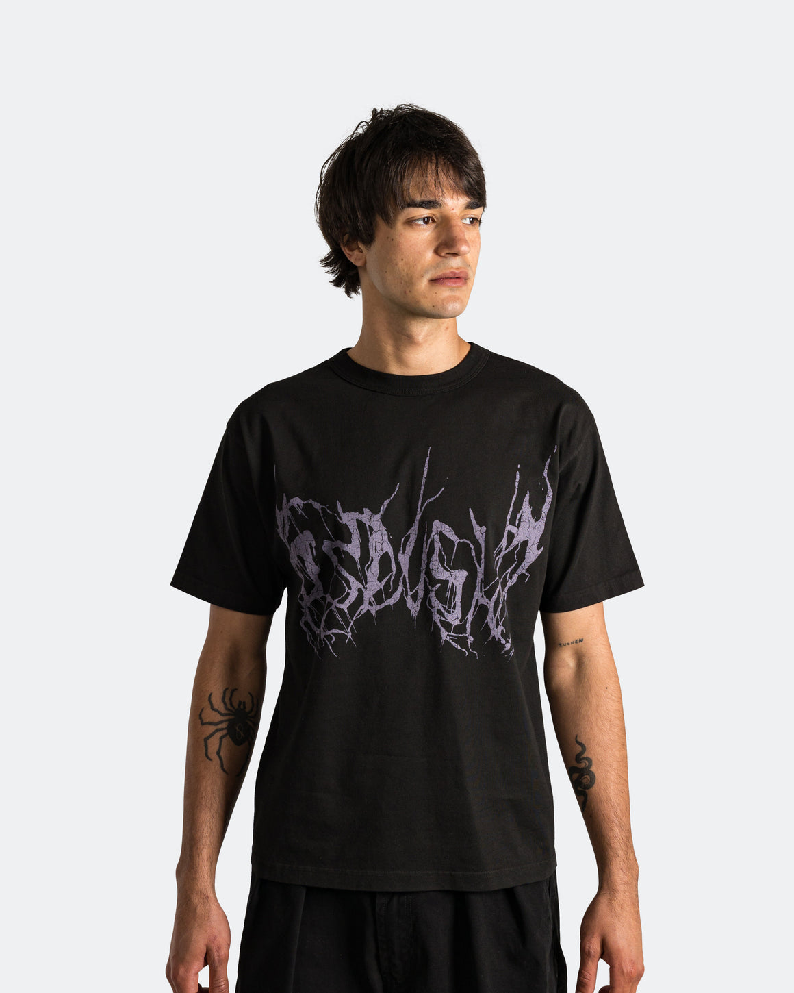 Pseushi - Metal Tee - Black - UP THERE