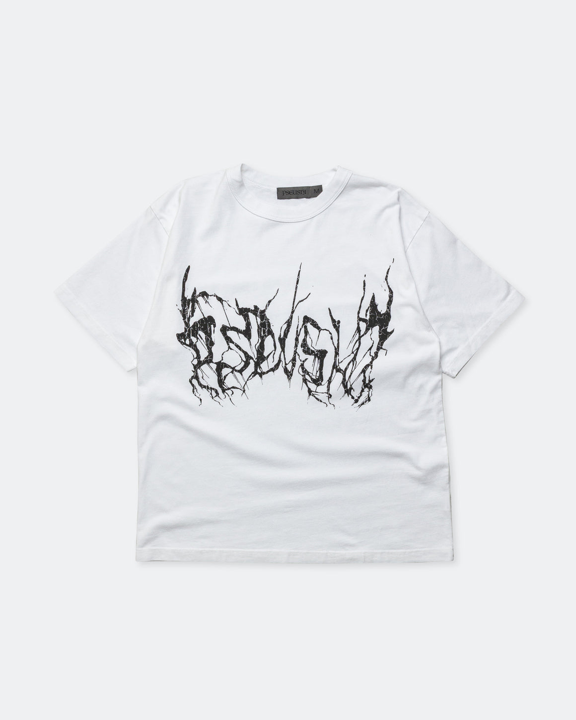 Pseushi - Metal Tee - White - UP THERE