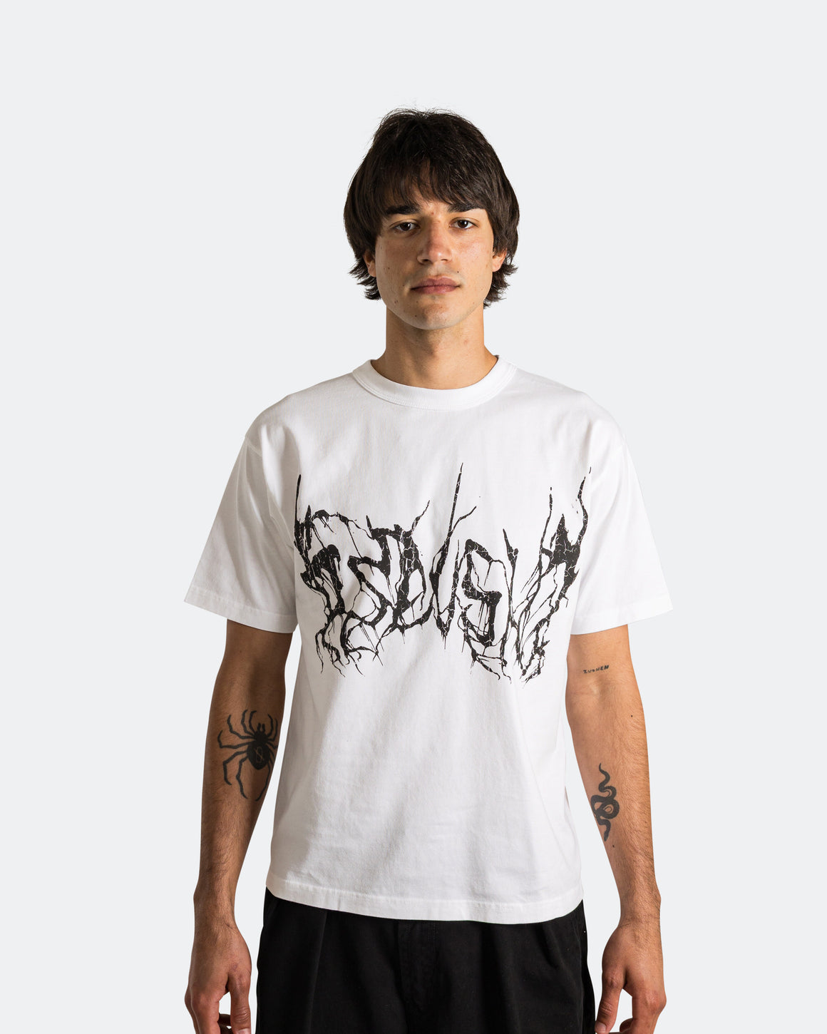 Pseushi - Metal Tee - White - UP THERE