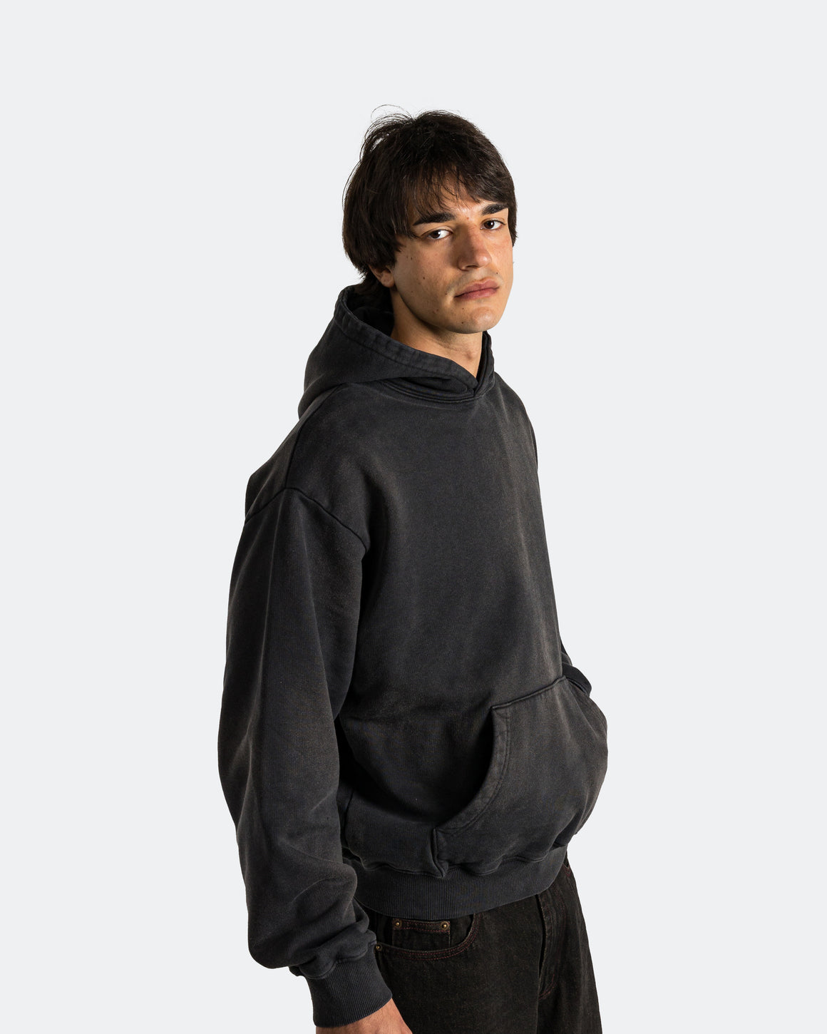 Pseushi - Pareidolia Hoodie - Faded Black - UP THERE