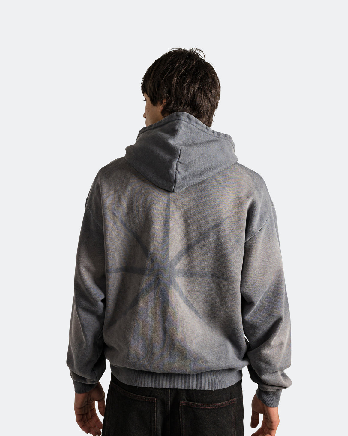 Pseushi - Pareidolia Hoodie - Faded Grey - UP THERE