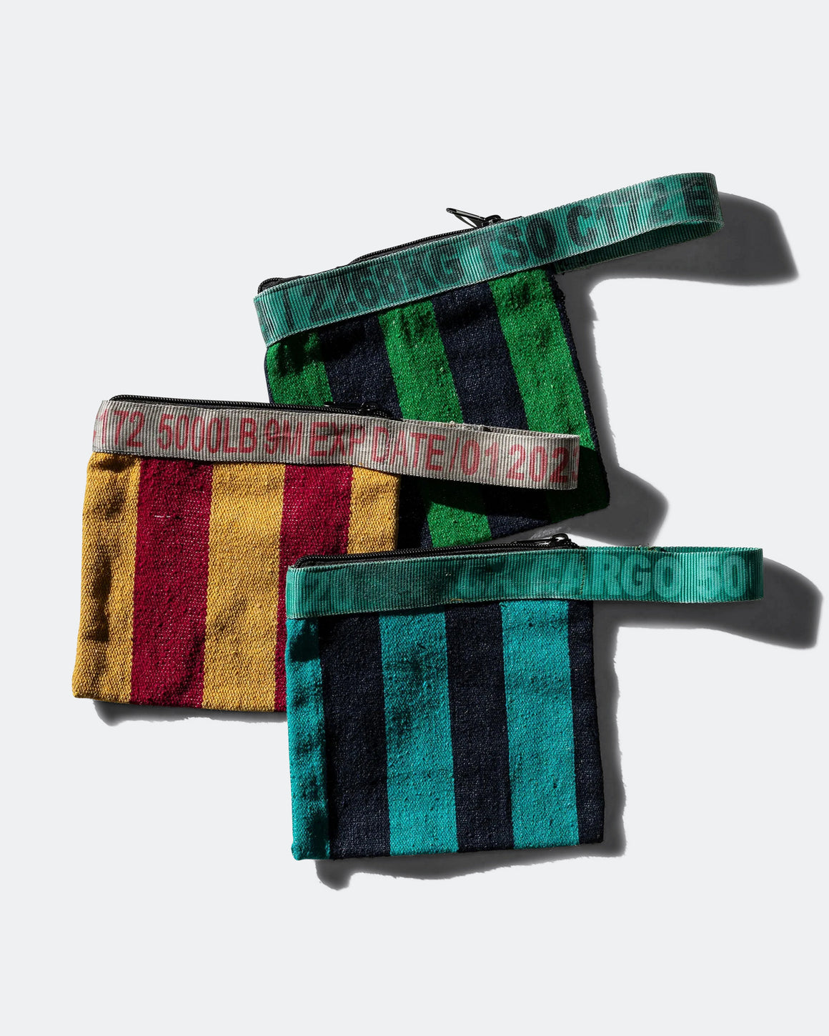 PUEBCO - Rug Pouch - Mustard/Burgundy - UP THERE