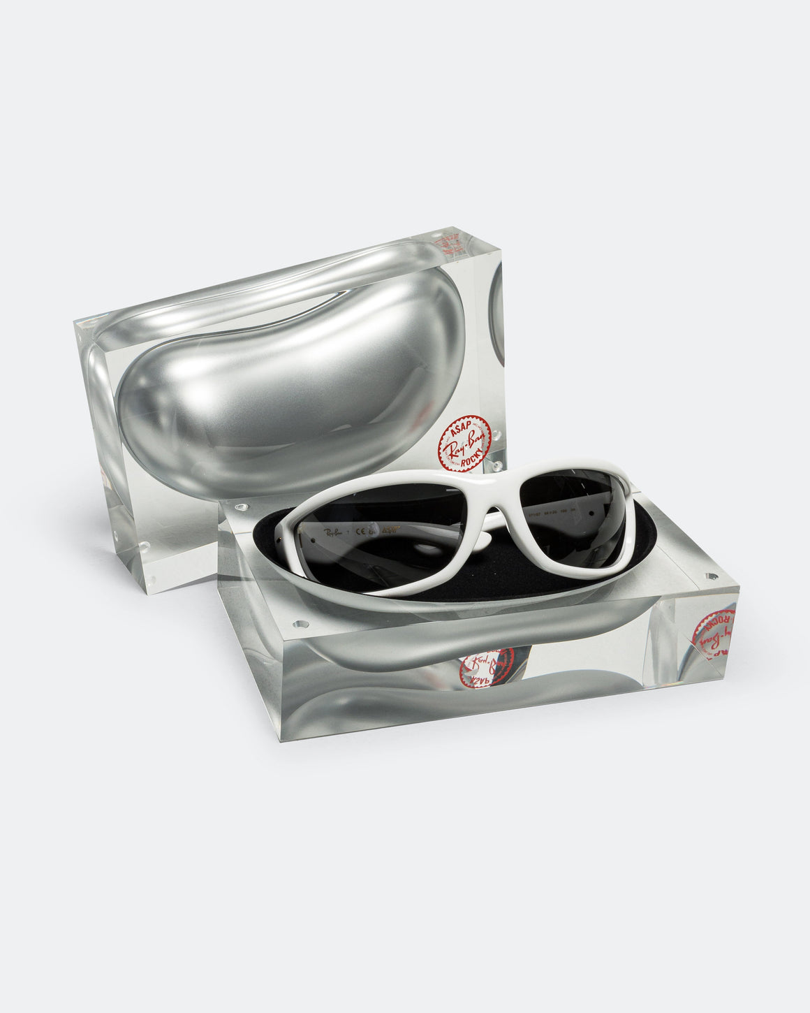 Ray-Ban - Ultra Wrap 003 Next Generation x A$AP Rocky - Polished White/Black - UP THERE