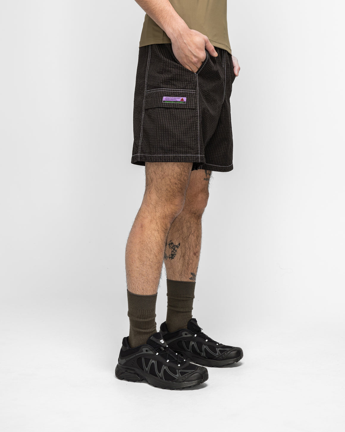 Rayon Vert - Furio Shorts - Grave Black - UP THERE