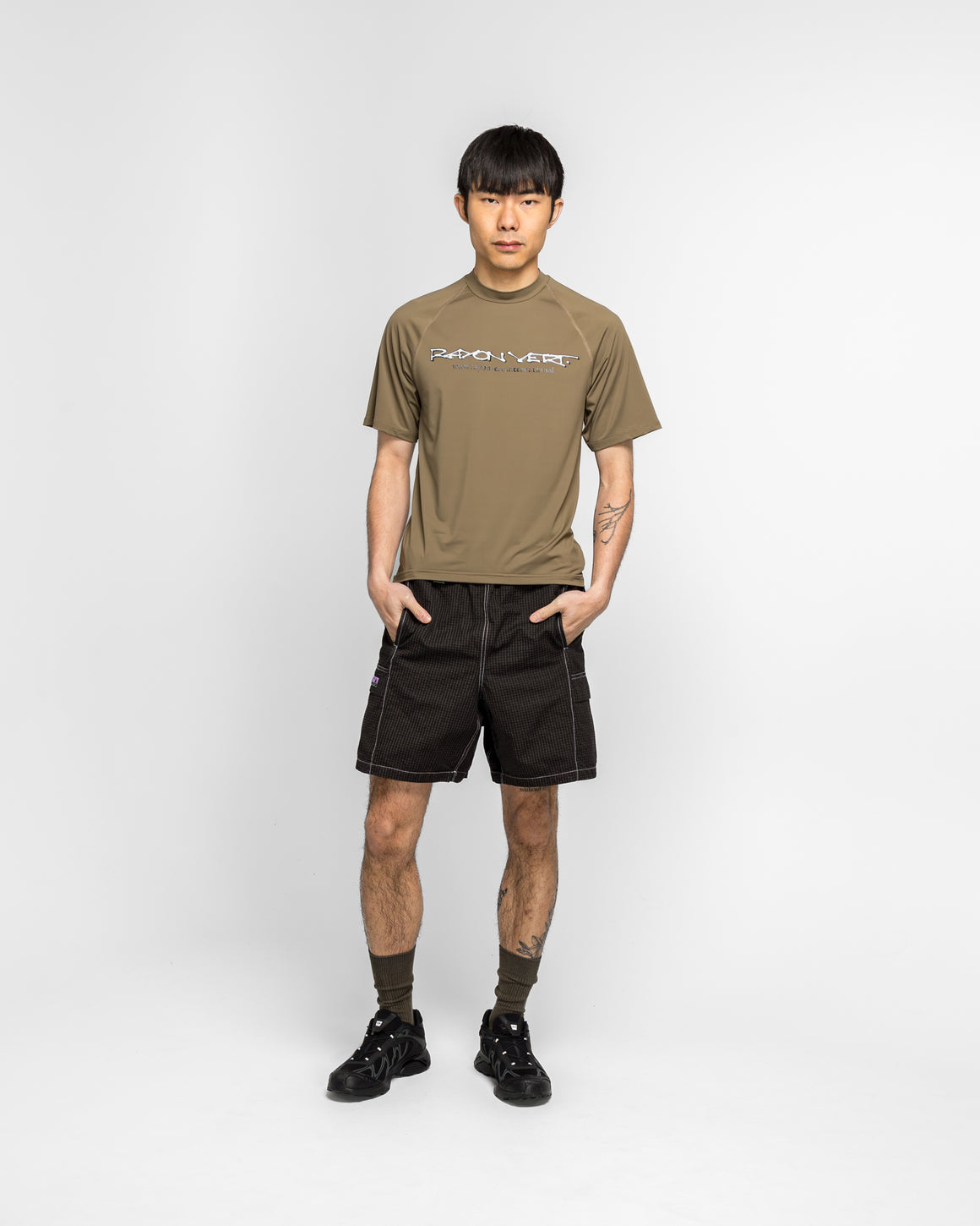 Rayon Vert - Furio Shorts - Grave Black - UP THERE