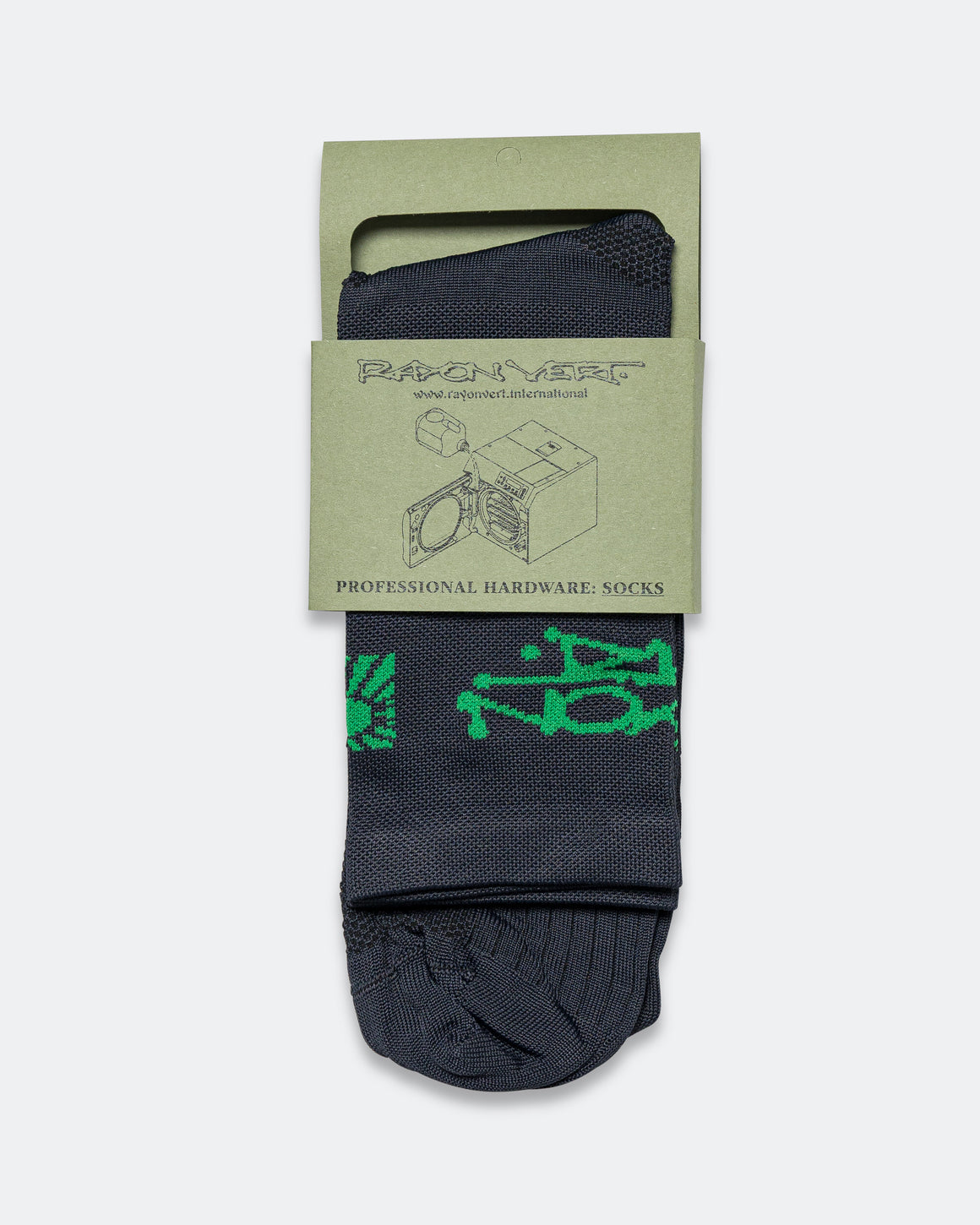 Rayon Vert - Problem Socks - Golgotha Black - UP THERE