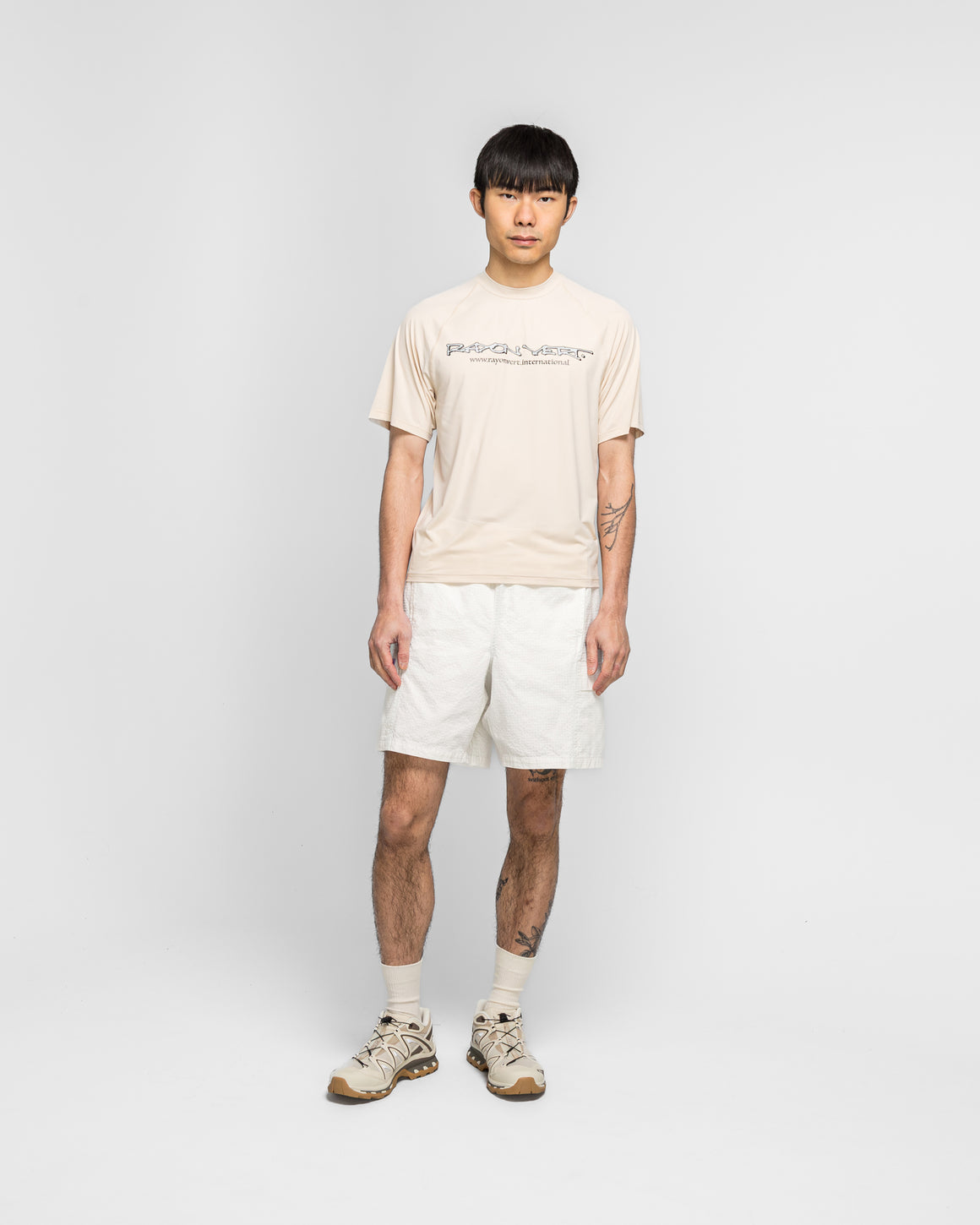 Rayon Vert - Website Xformance T-Shirt - Almond Tan - UP THERE
