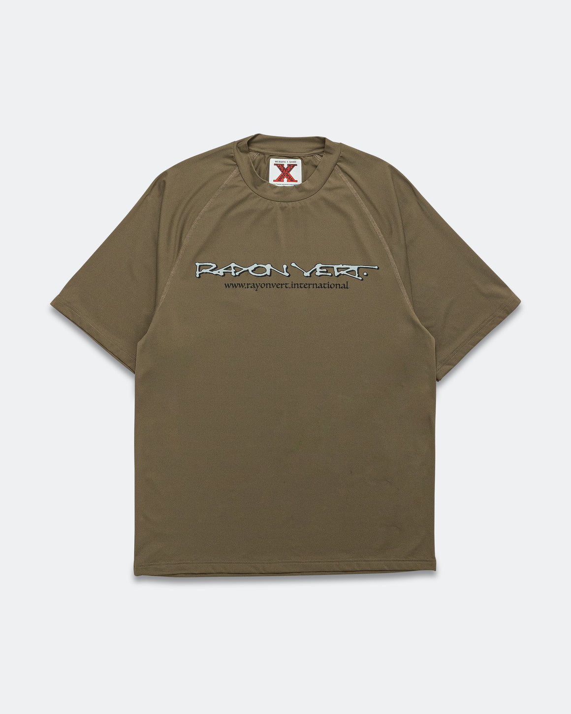 Rayon Vert - Website Xformance T-Shirt - Vomit Brown - UP THERE