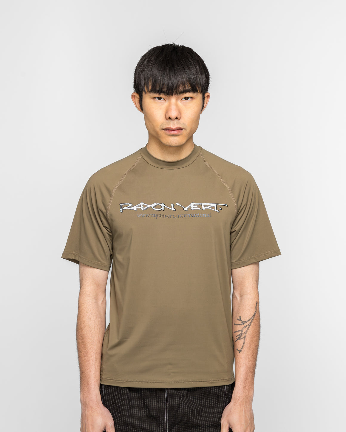 Rayon Vert - Website Xformance T-Shirt - Vomit Brown - UP THERE