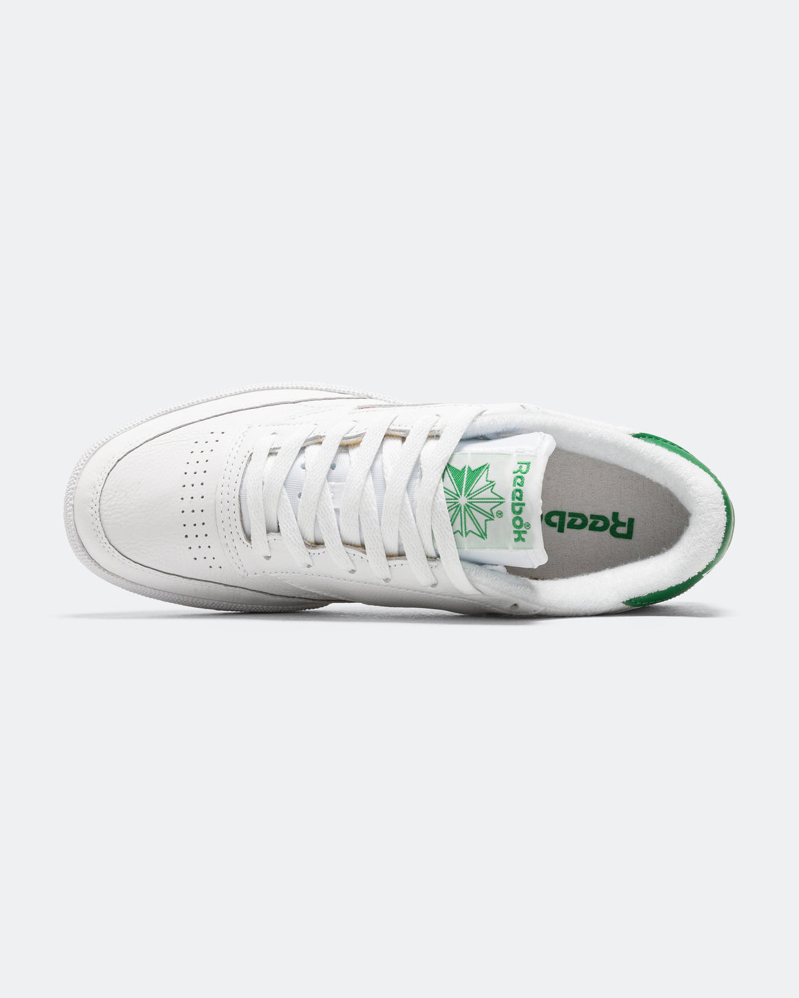 Reebok - Club C 85 - Footwear White/Glen Green-Gum - UP THERE
