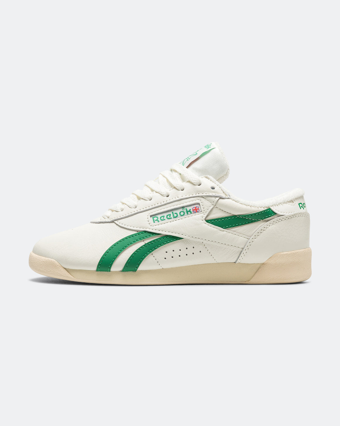 Reebok - Freestyle Lo - Chalk/Glen Green-Paper White - UP THERE