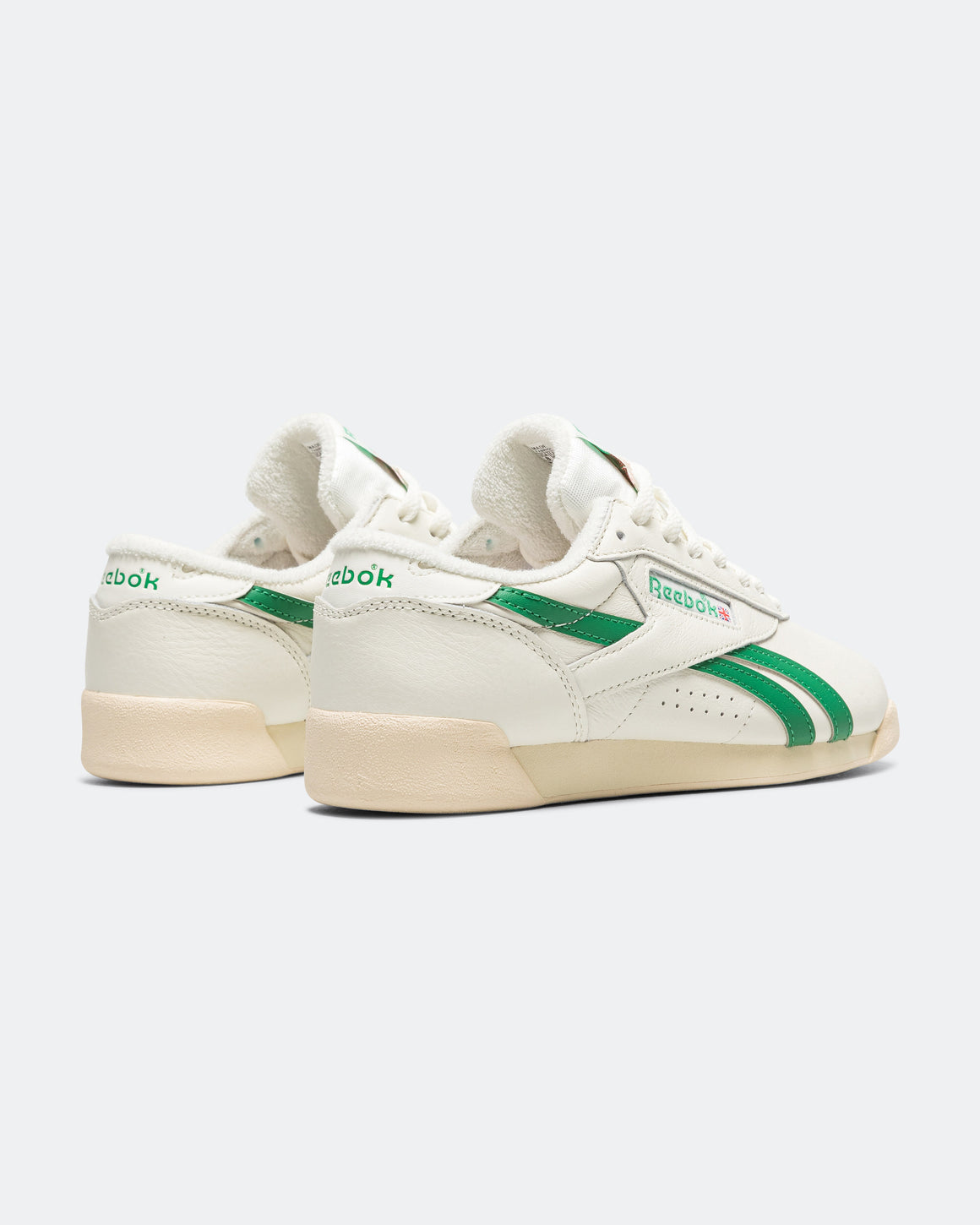 Reebok - Freestyle Lo - Chalk/Glen Green-Paper White - UP THERE
