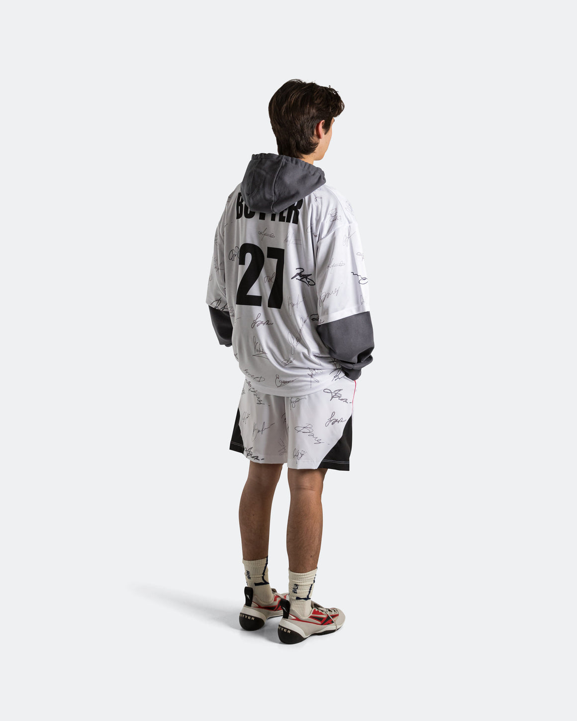 Reebok LTD - Soccer Hybrid Hoodie x Botter - Autograph Print - UP THERE