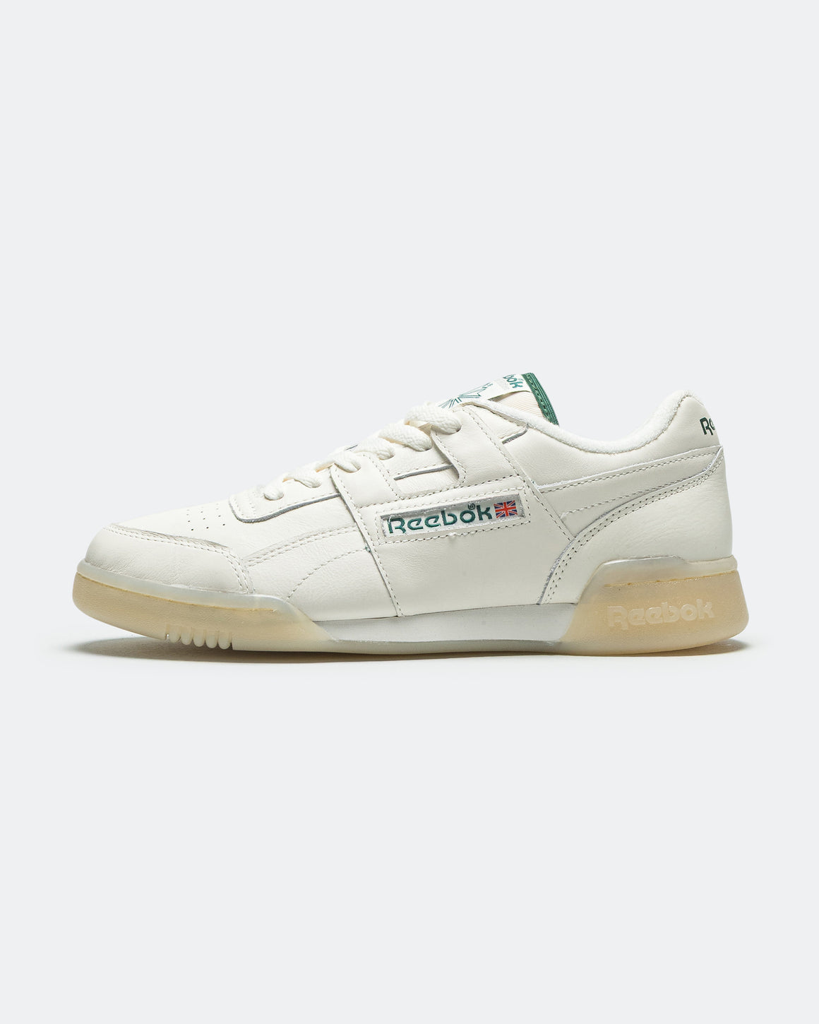 Reebok - Workout Plus - Chalk/Dark Green-Grey - UP THERE
