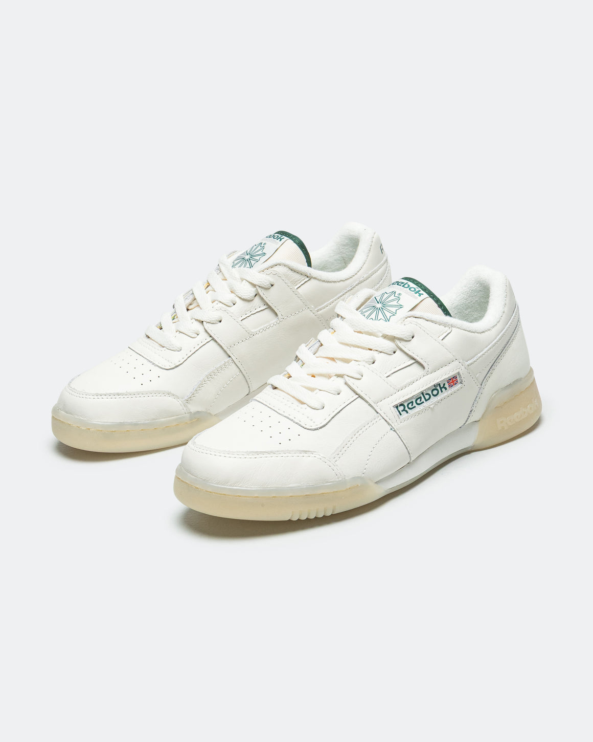 Reebok - Workout Plus - Chalk/Dark Green-Grey - UP THERE