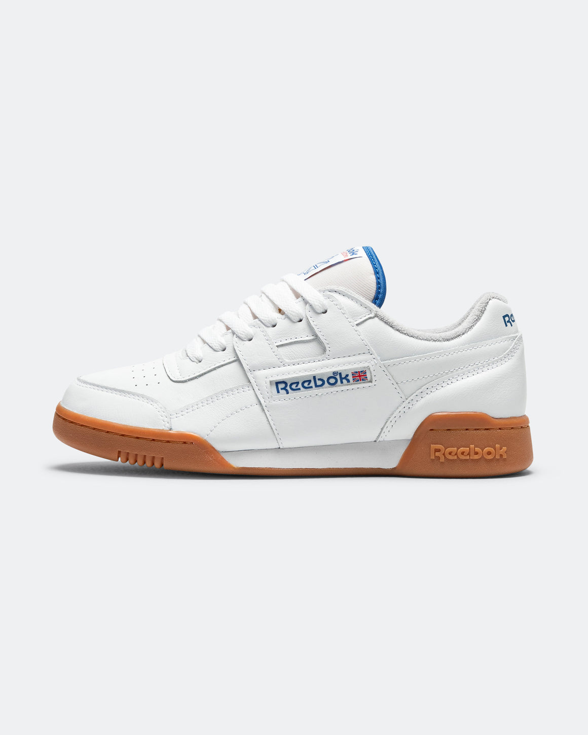 Reebok - Workout Plus - White/Vector Blue-Gum - UP THERE