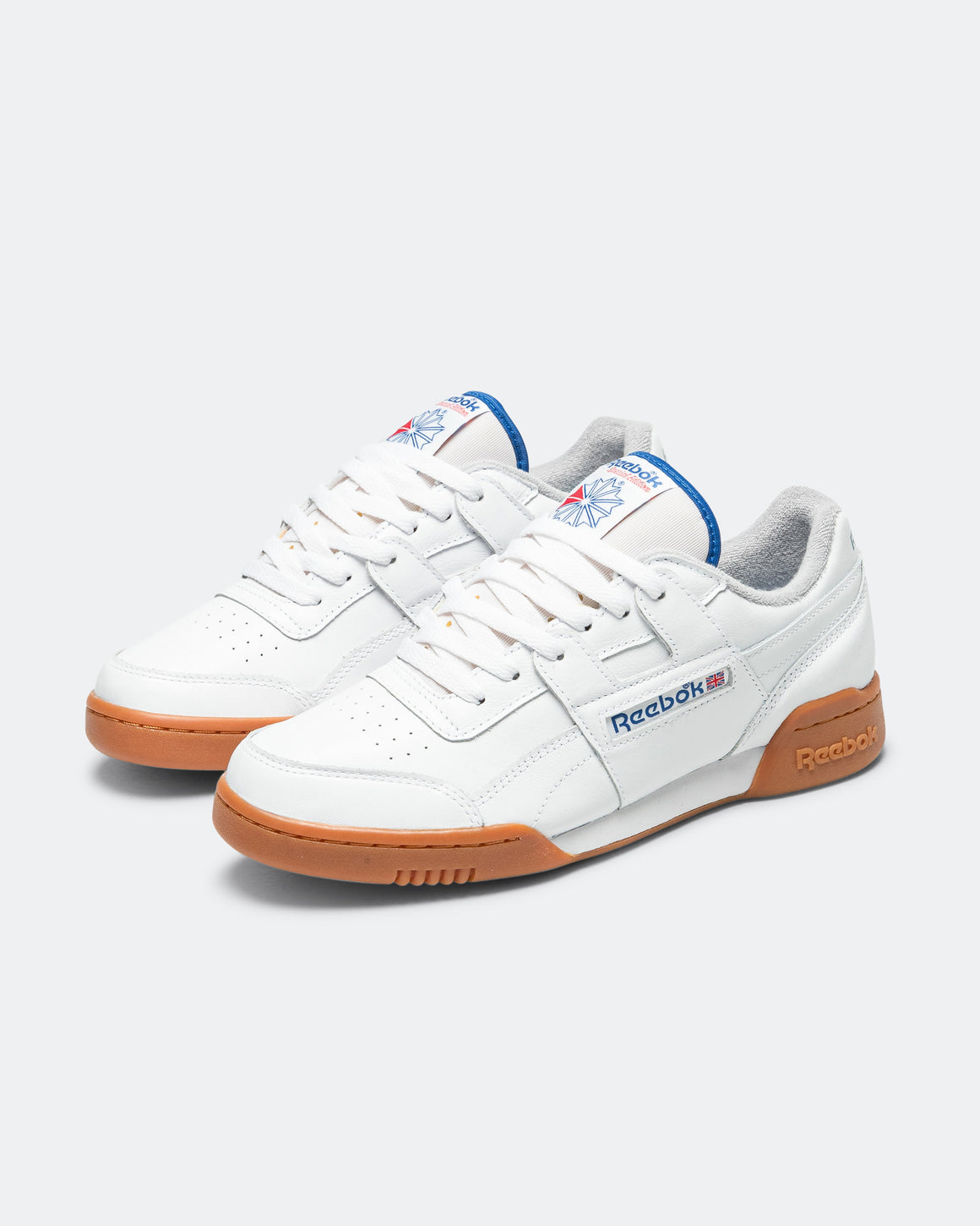 Reebok - Workout Plus - White/Vector Blue-Gum - UP THERE