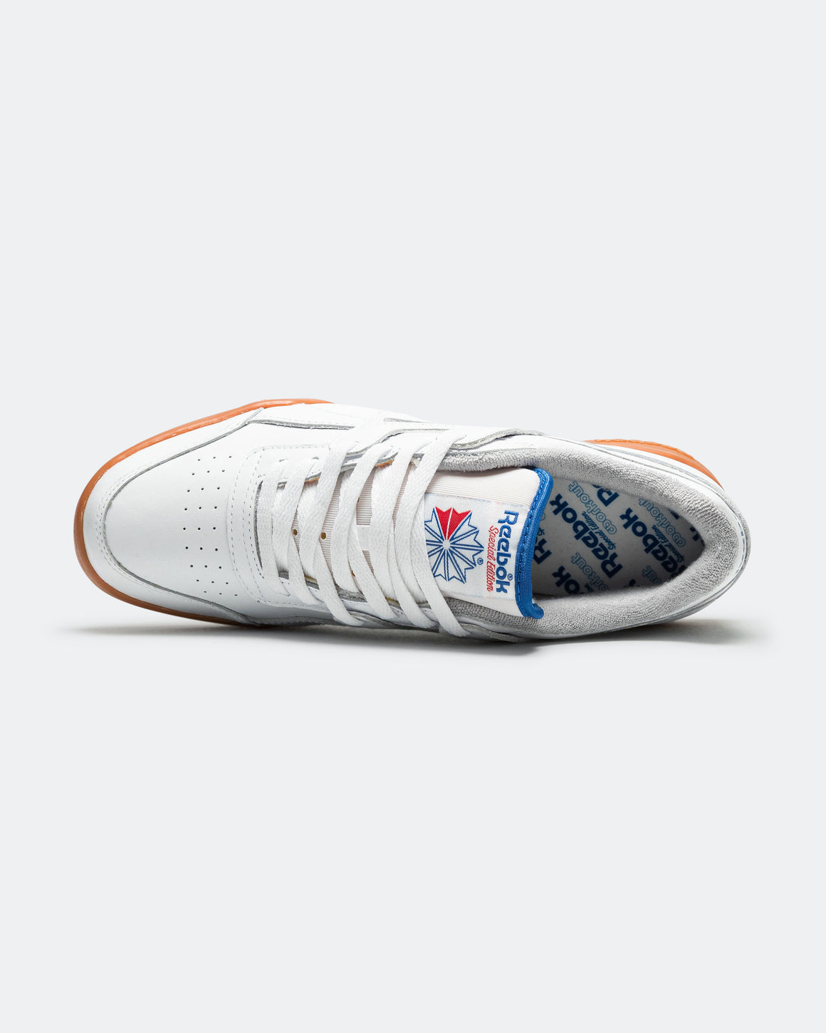Reebok - Workout Plus - White/Vector Blue-Gum - UP THERE