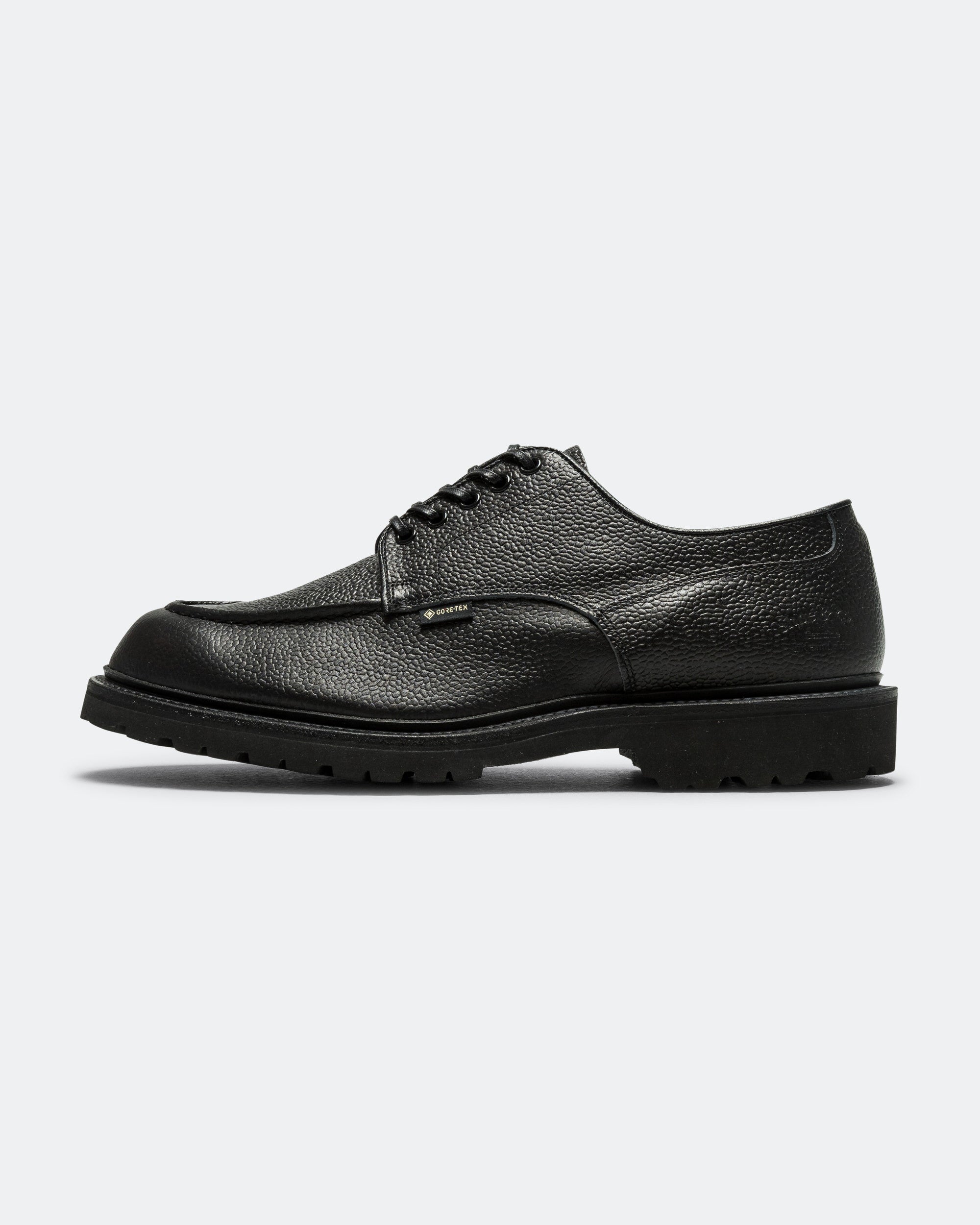 Regal Shoe & Co - U-Tip Derby GORE-TEX - Pebbled Black Leather