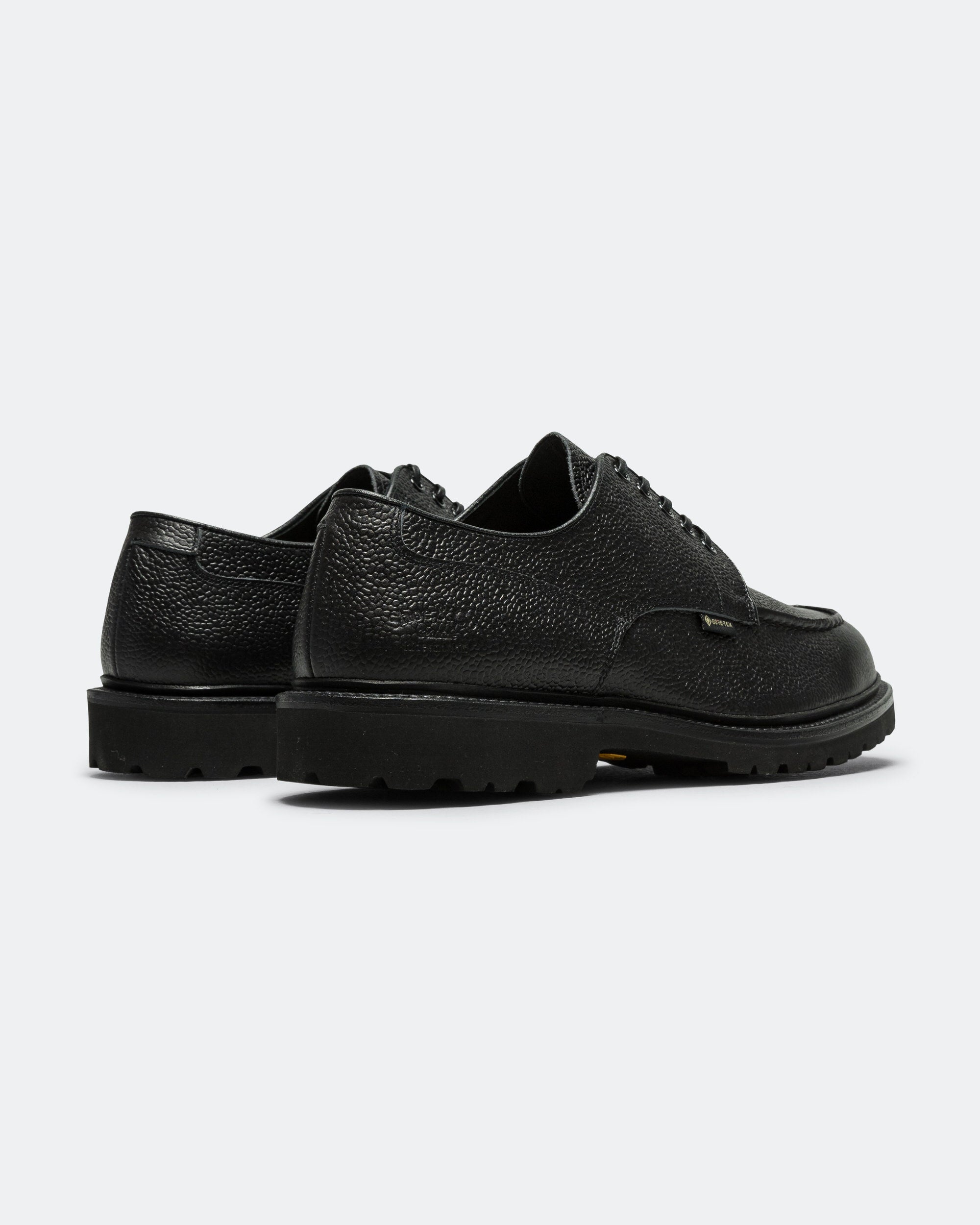 Regal Shoe & Co - U-Tip Derby GORE-TEX - Pebbled Black Leather