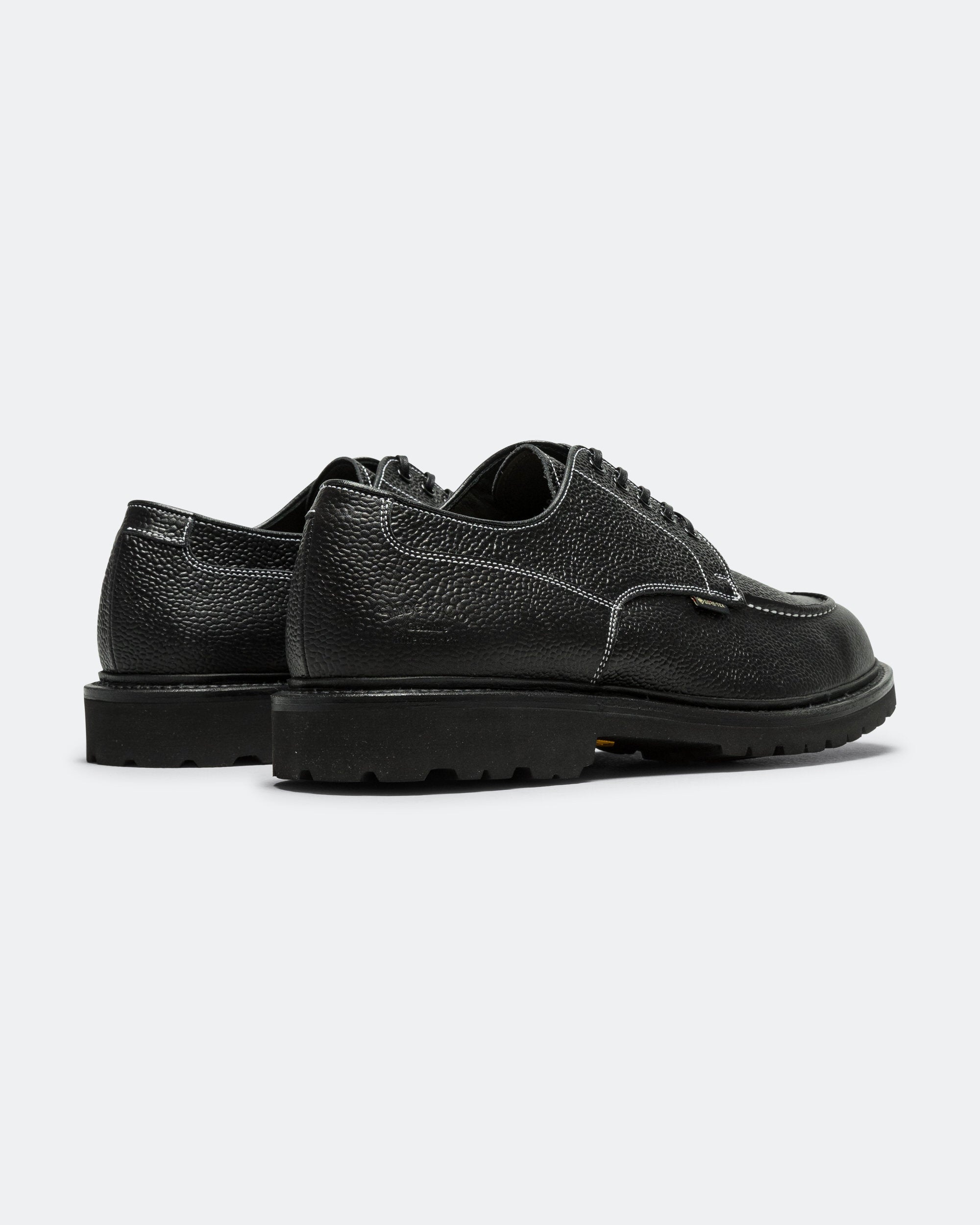 Regal Shoe & Co - U-Tip Derby GORE-TEX - Pebbled Black Leather