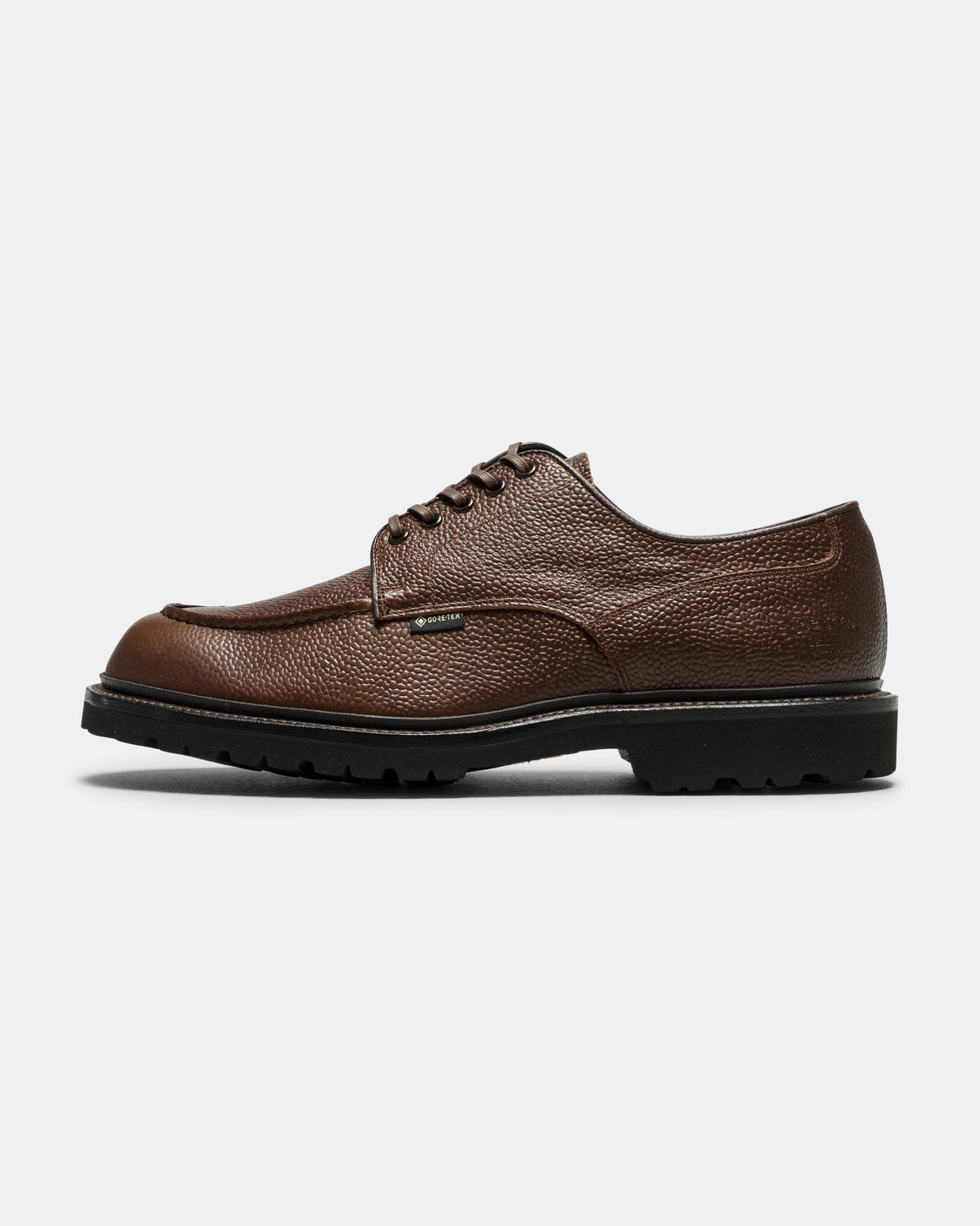 Regal Shoe & Co - U-Tip Derby GORE-TEX - Pebbled Brown Leather - UP THERE