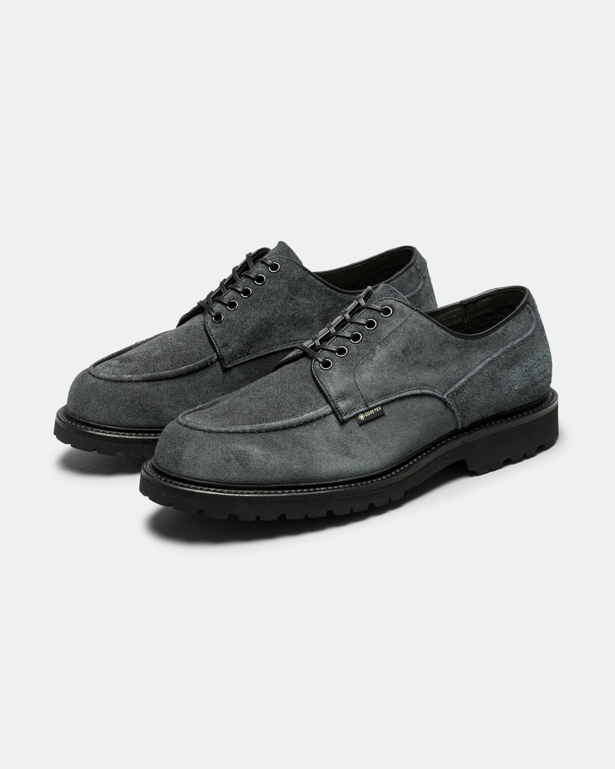 Regal Shoe & Co - U-Tip Derby GORE-TEX - Grey Suede | UP THERE