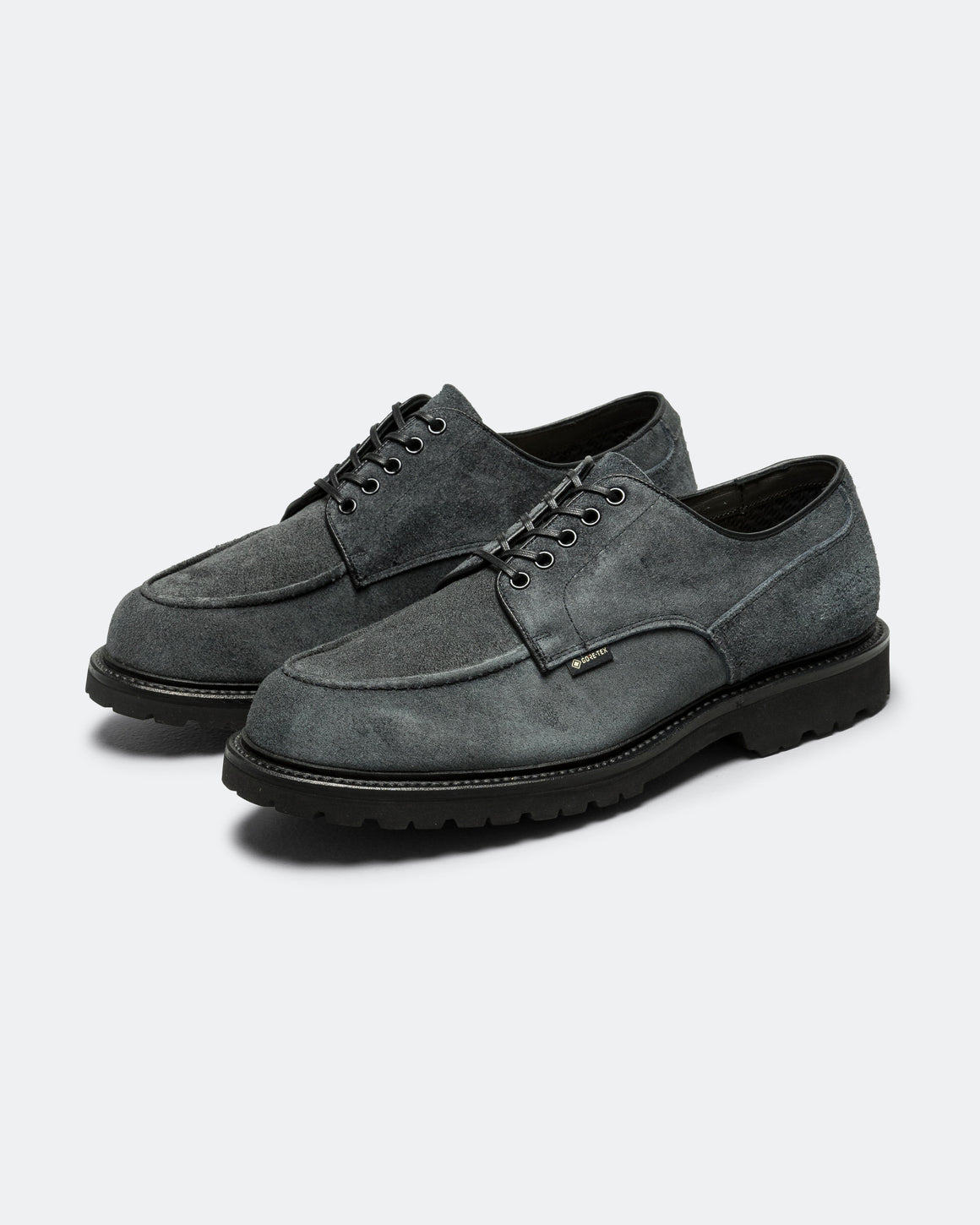 Regal Shoe & Co - U-Tip Derby GORE-TEX - Grey Suede - UP THERE