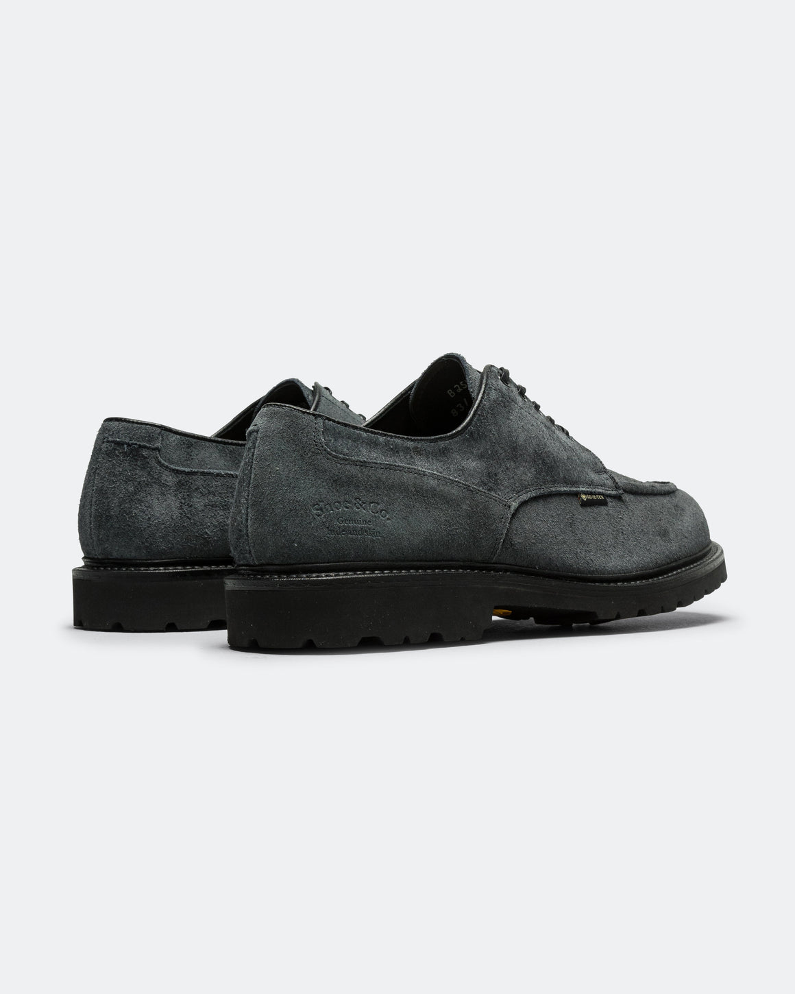 Regal Shoe & Co - U-Tip Derby GORE-TEX - Grey Suede - UP THERE