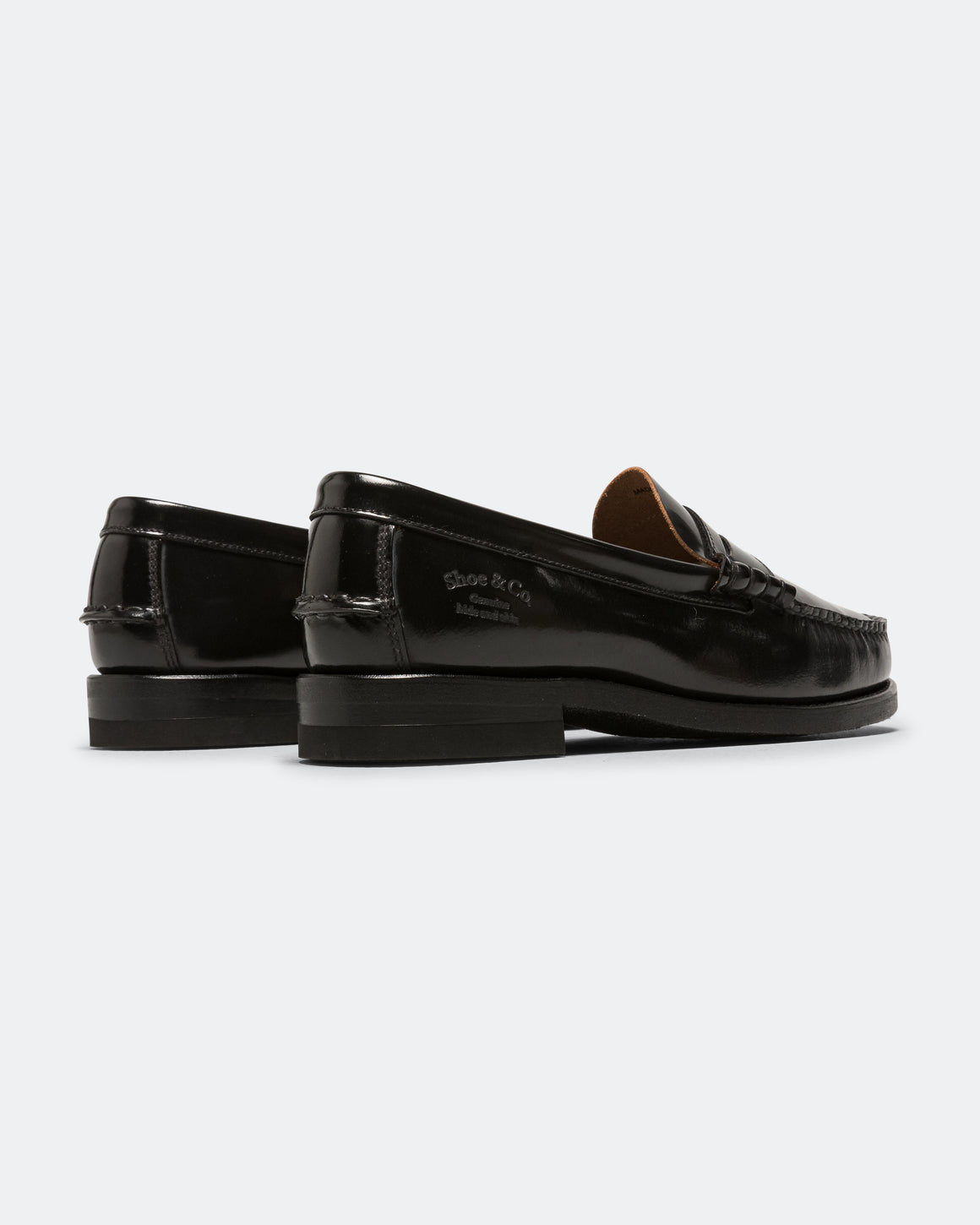 Regal Shoe & Co - Hand Sewn Classic Loafer - Black Leather - UP THERE