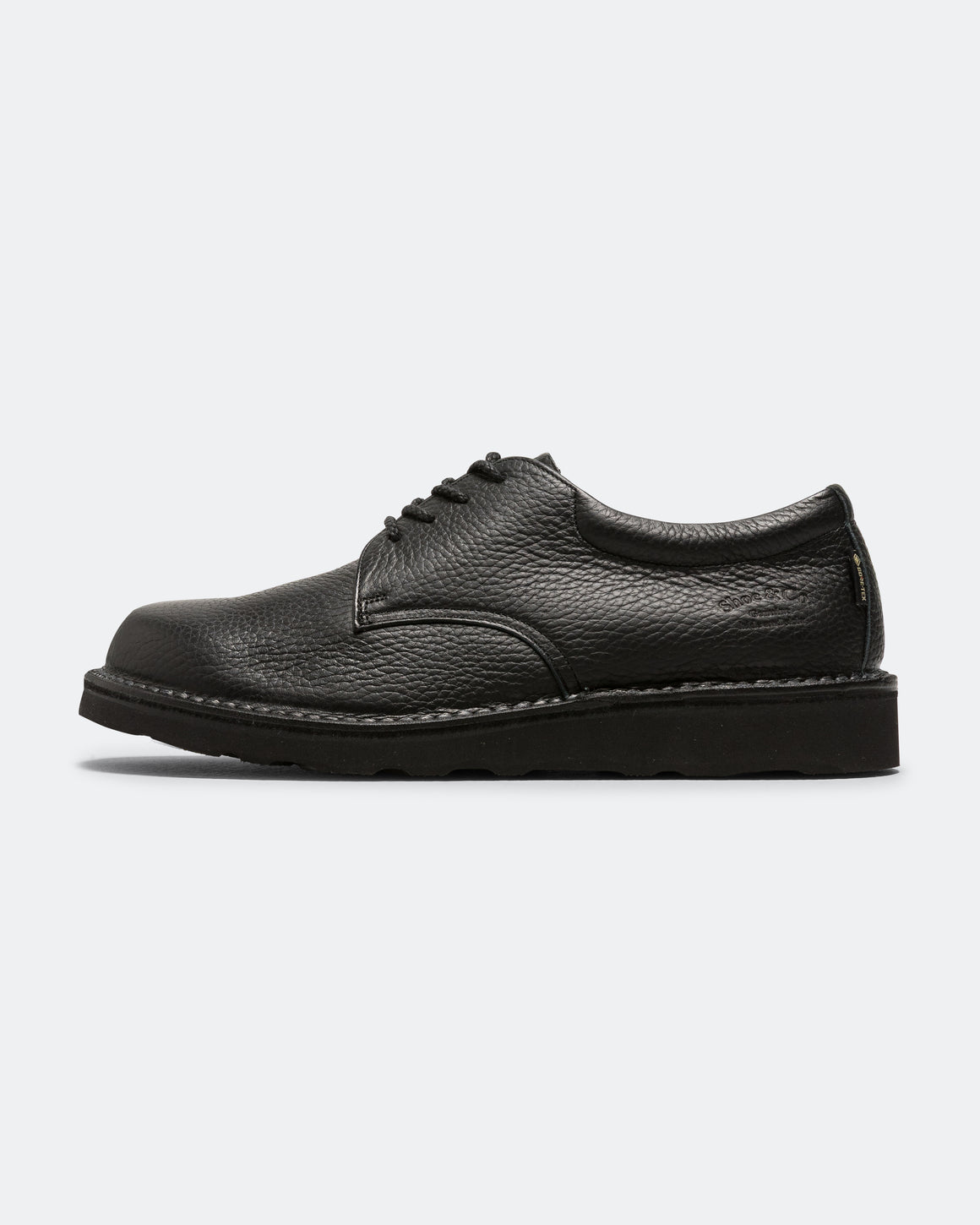 Regal Shoe & Co - Oblique Plain-Toe GORE-TEX - Black Leather - UP THERE