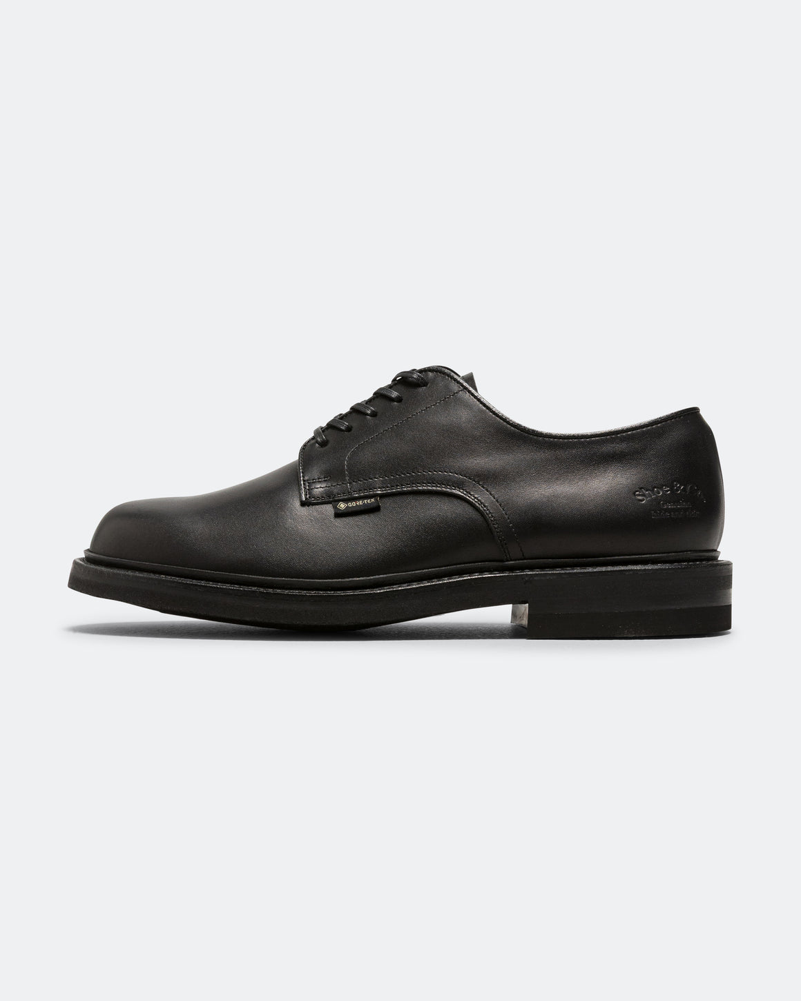 Regal Shoe & Co - Plain Toe Derby GORE-TEX - Black Leather - UP THERE