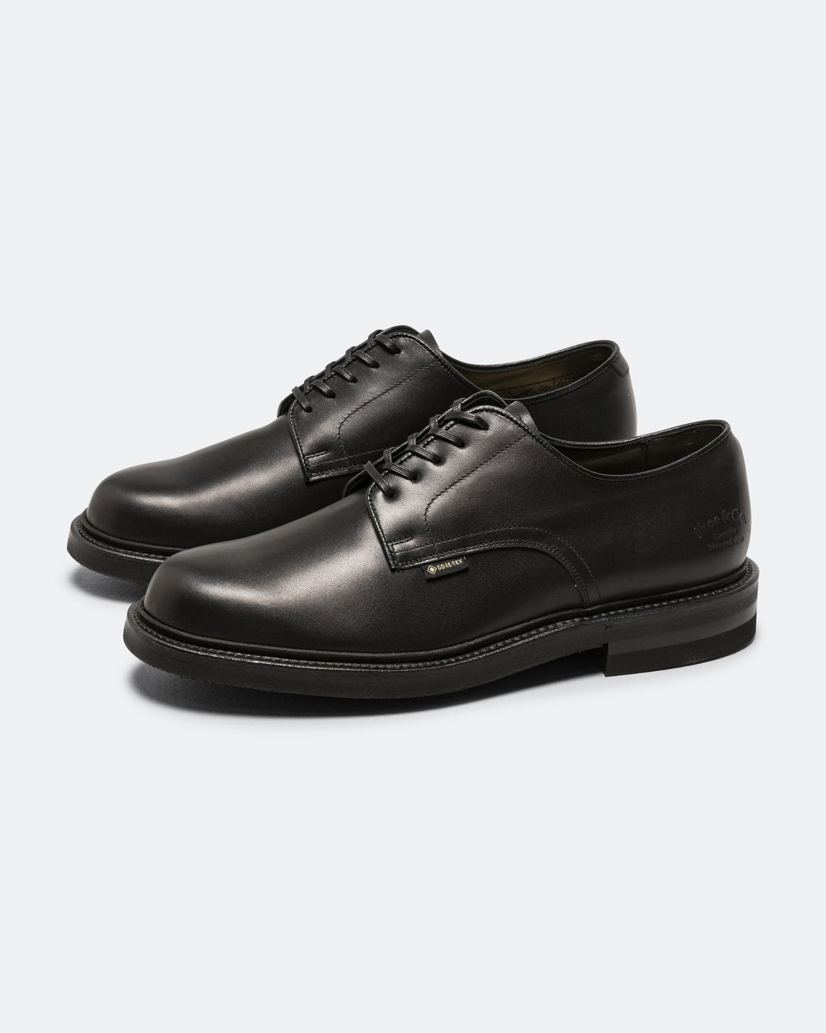 Regal Shoe & Co - Plain Toe Derby GORE-TEX - Black Leather - UP THERE