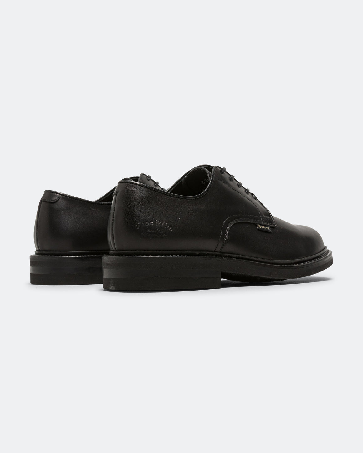 Regal Shoe & Co - Plain Toe Derby GORE-TEX - Black Leather - UP THERE
