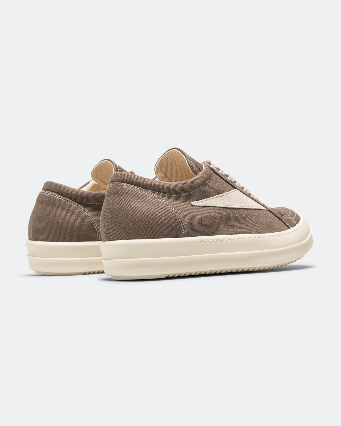 Rick Owens DRKSHDW - Scarpe in Denim Vintage Sneaks - Dust/Milk-Milk - UP THERE