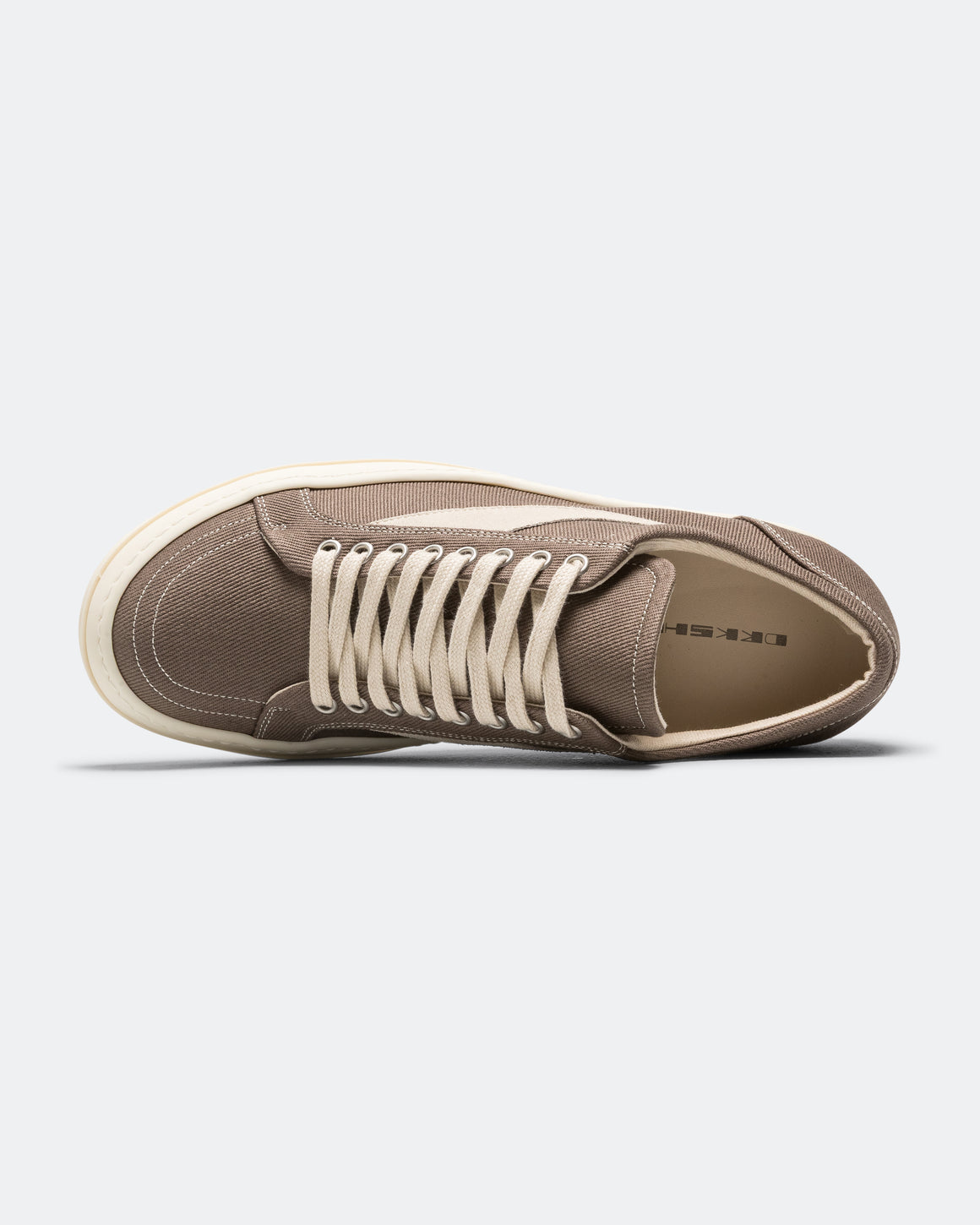 Rick Owens DRKSHDW - Scarpe in Denim Vintage Sneaks - Dust/Milk-Milk - UP THERE