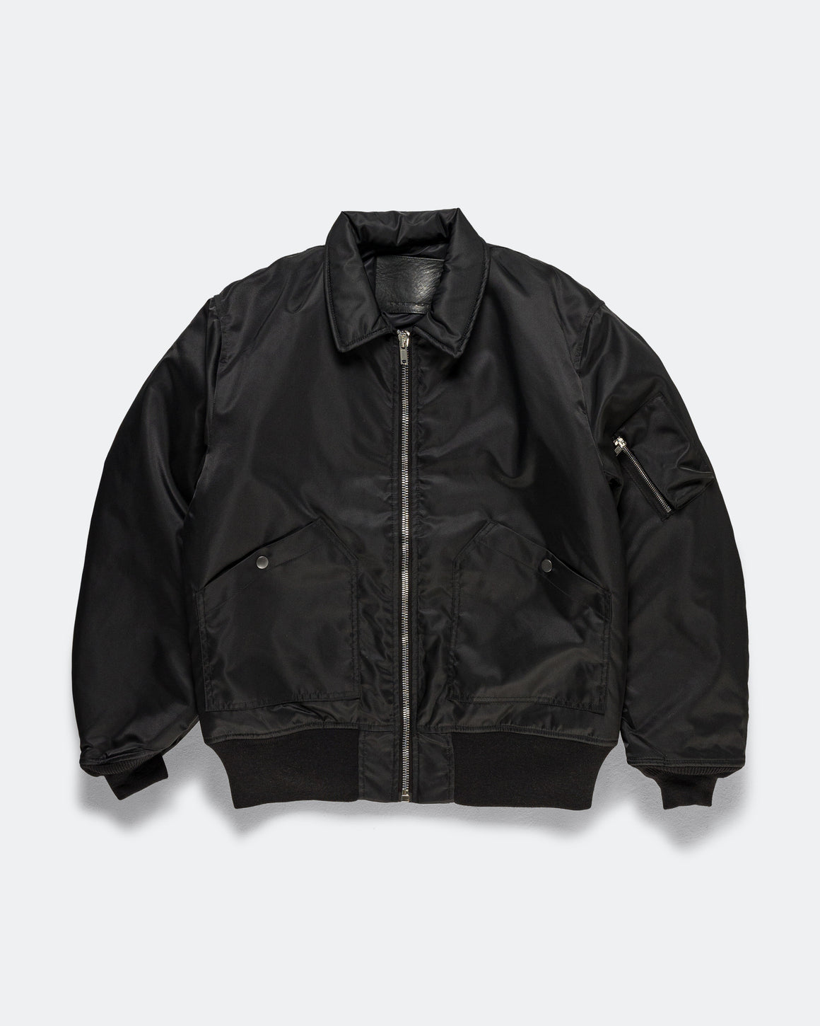 Rick Owens DRKSHDW - Bomber Imbottito Flyers JKT - Black - UP THERE
