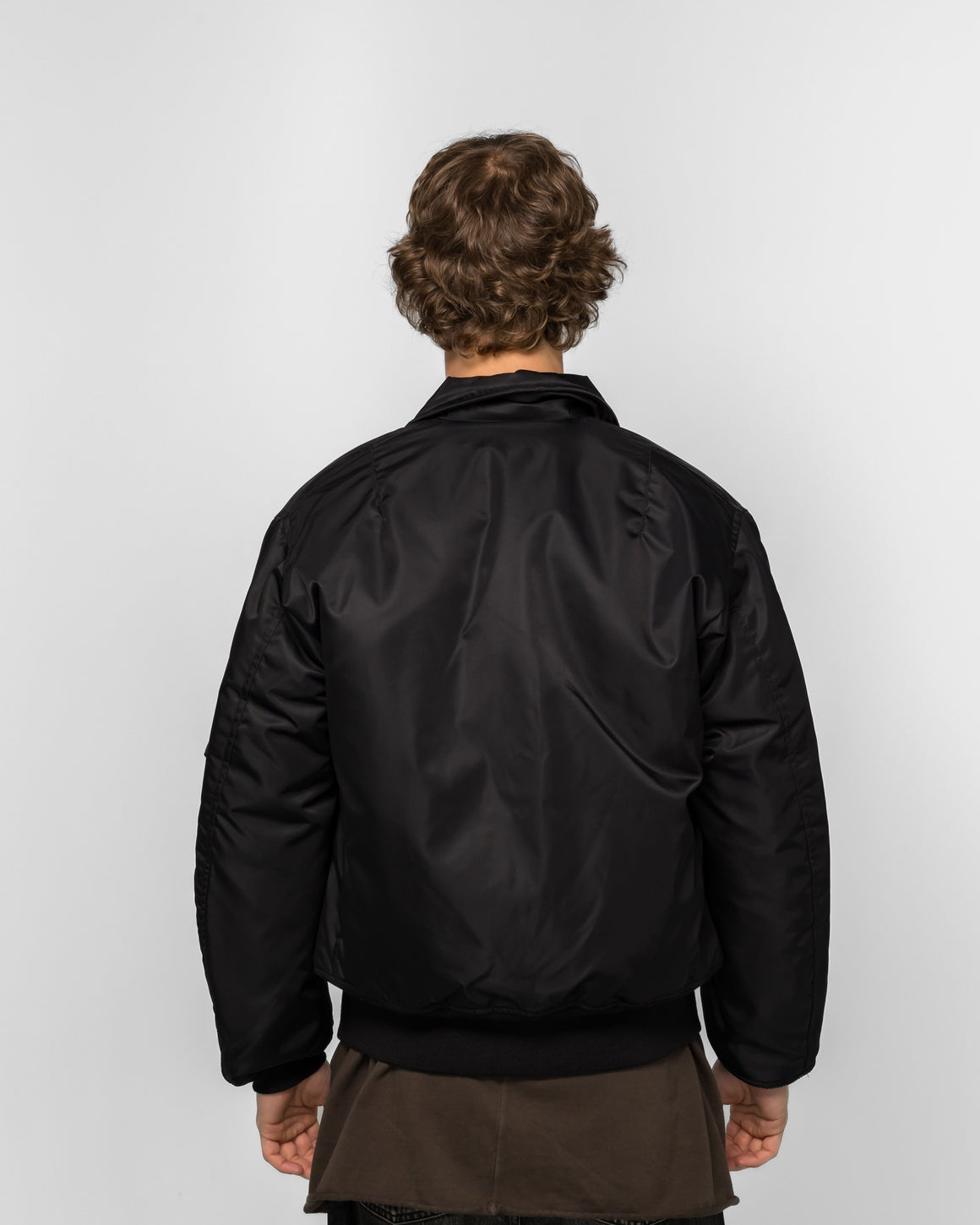 Rick Owens DRKSHDW - Bomber Imbottito Flyers JKT - Black - UP THERE