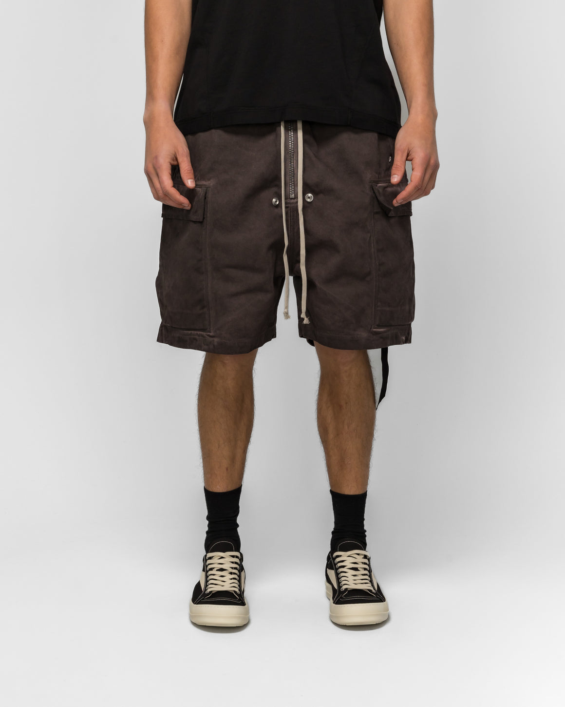 Rick Owens DRKSHDW - Cargobela Shorts - Grape - UP THERE