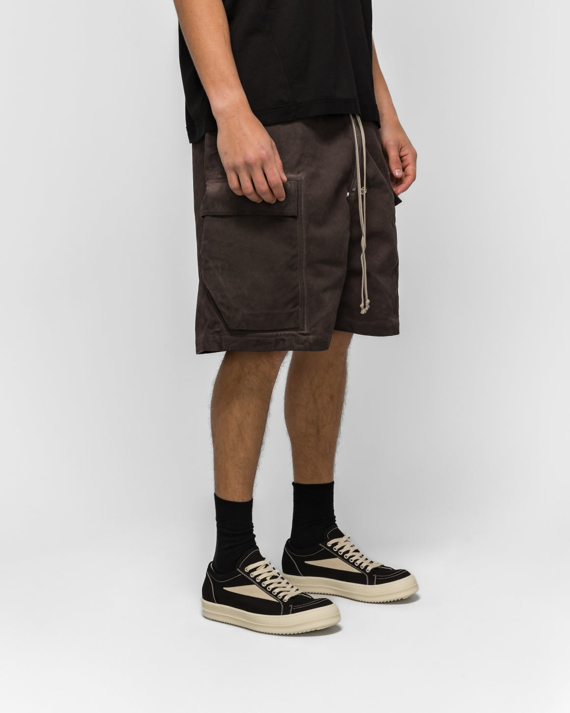 Rick Owens DRKSHDW - Cargobela Shorts - Grape - UP THERE