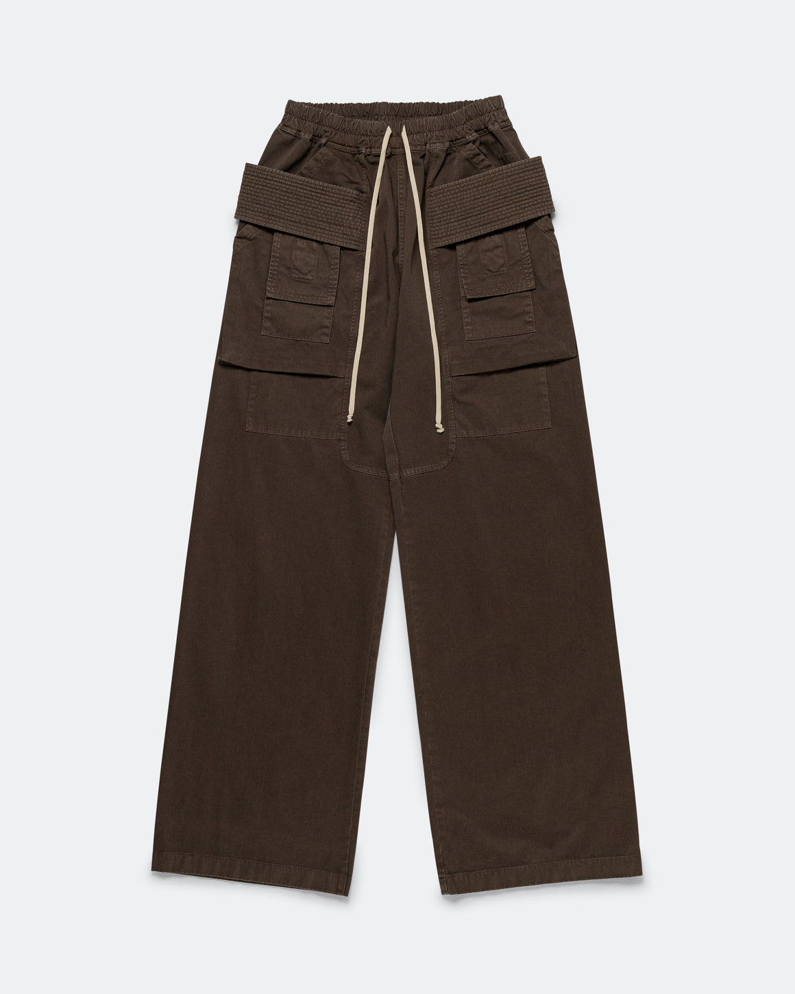 Rick Owens DRKSHDW - Creatch Wide Cotton Cargo Drawstring - Dark Dust - UP THERE