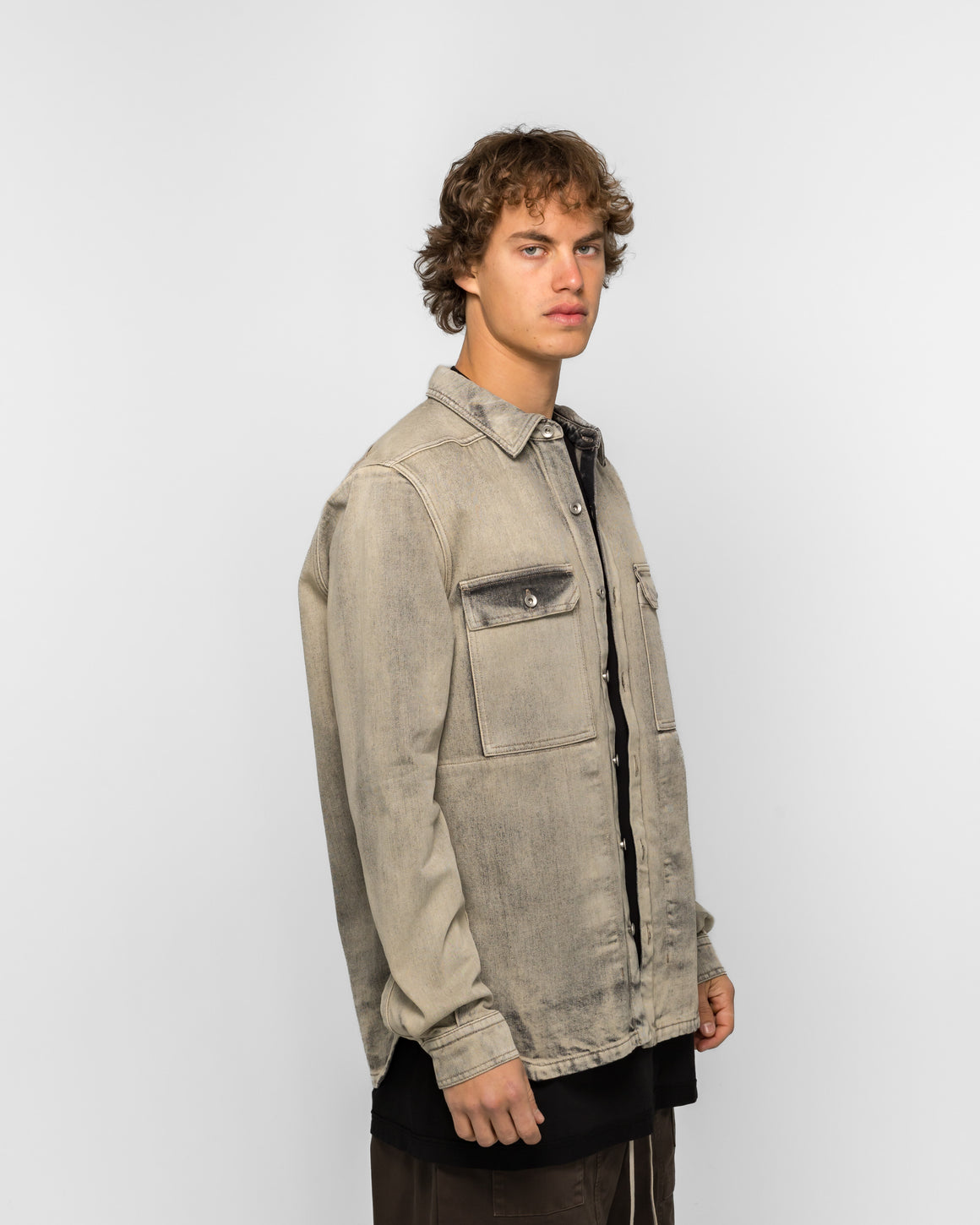 Rick Owens DRKSHDW - Giacca Outershirt - Mineral - UP THERE