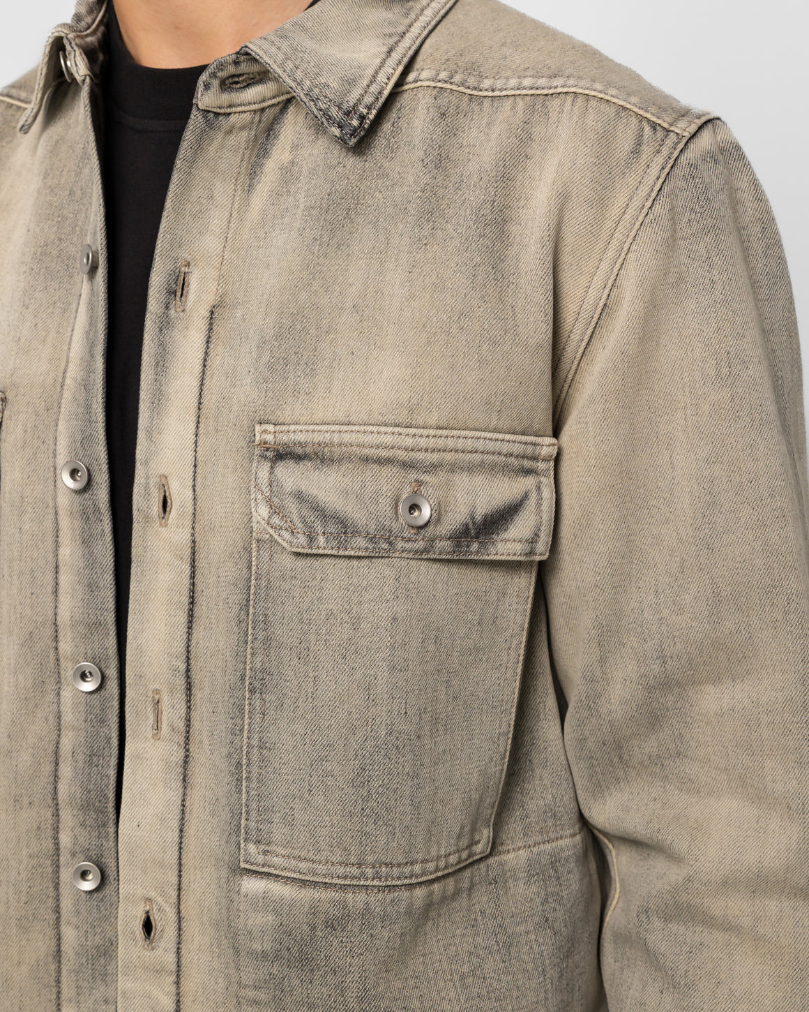Rick Owens DRKSHDW - Giacca Outershirt - Mineral - UP THERE