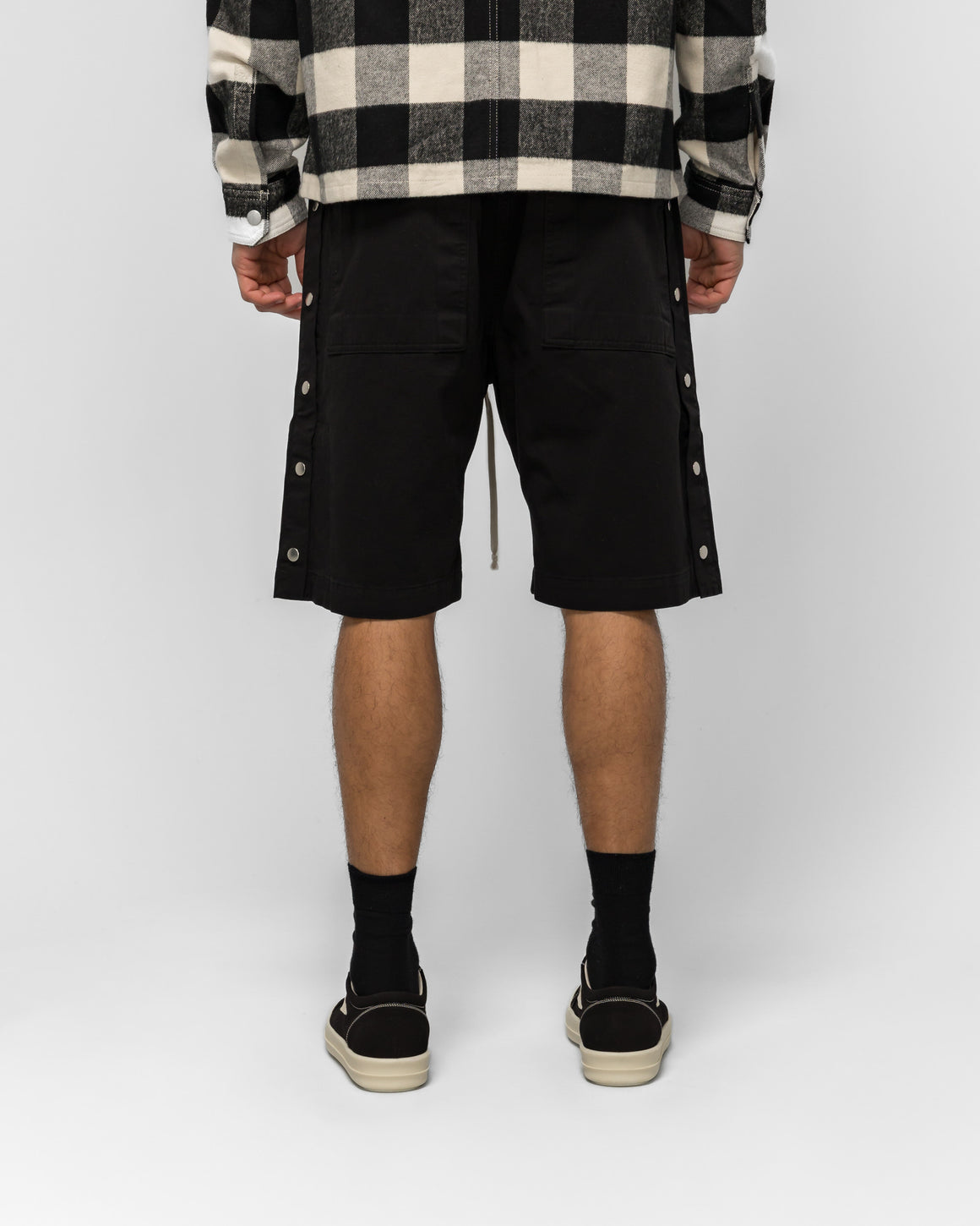 Rick Owens DRKSHDW - Pusher Shorts - Black - UP THERE