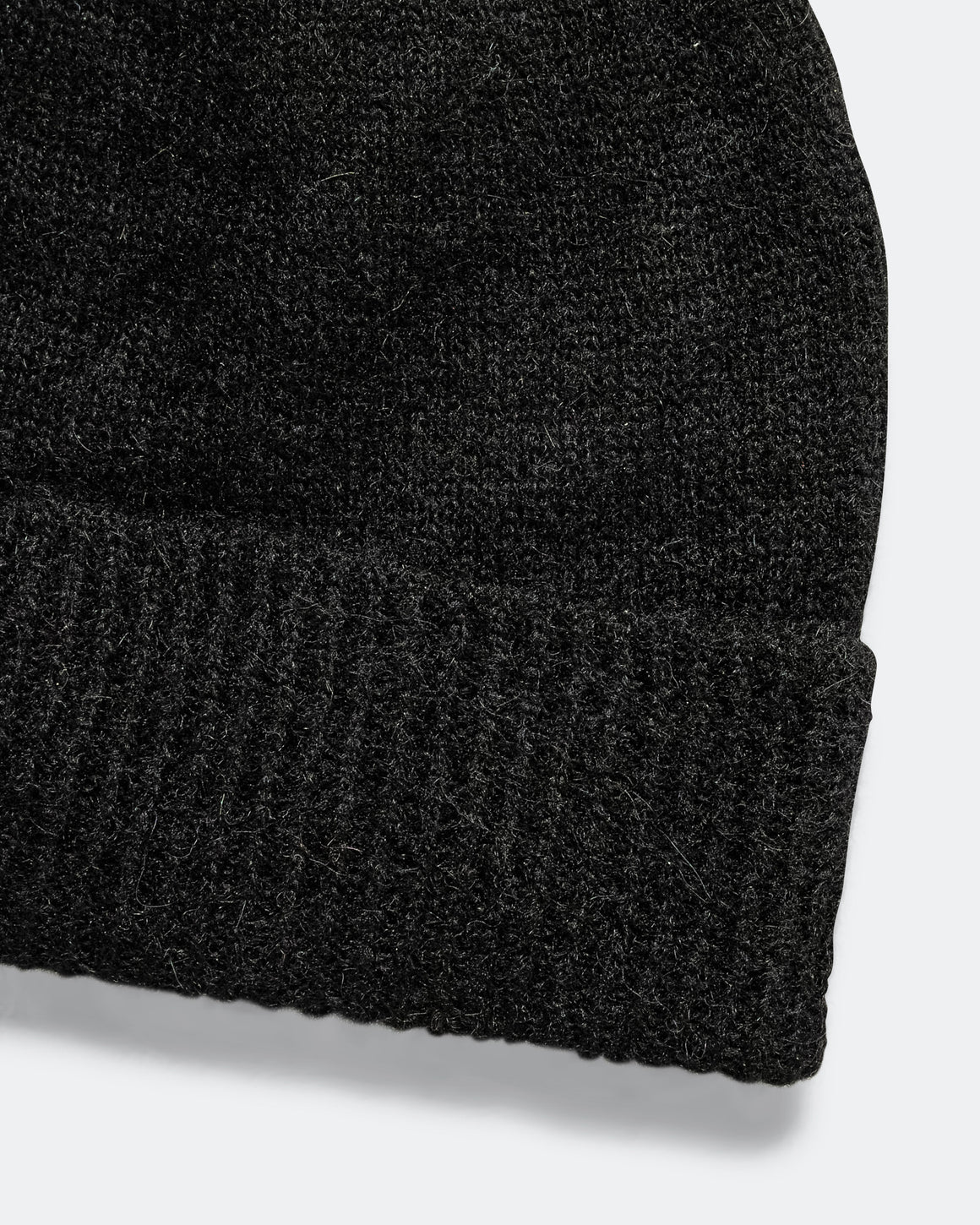 Rier - Beanie - Black Alpaca - UP THERE
