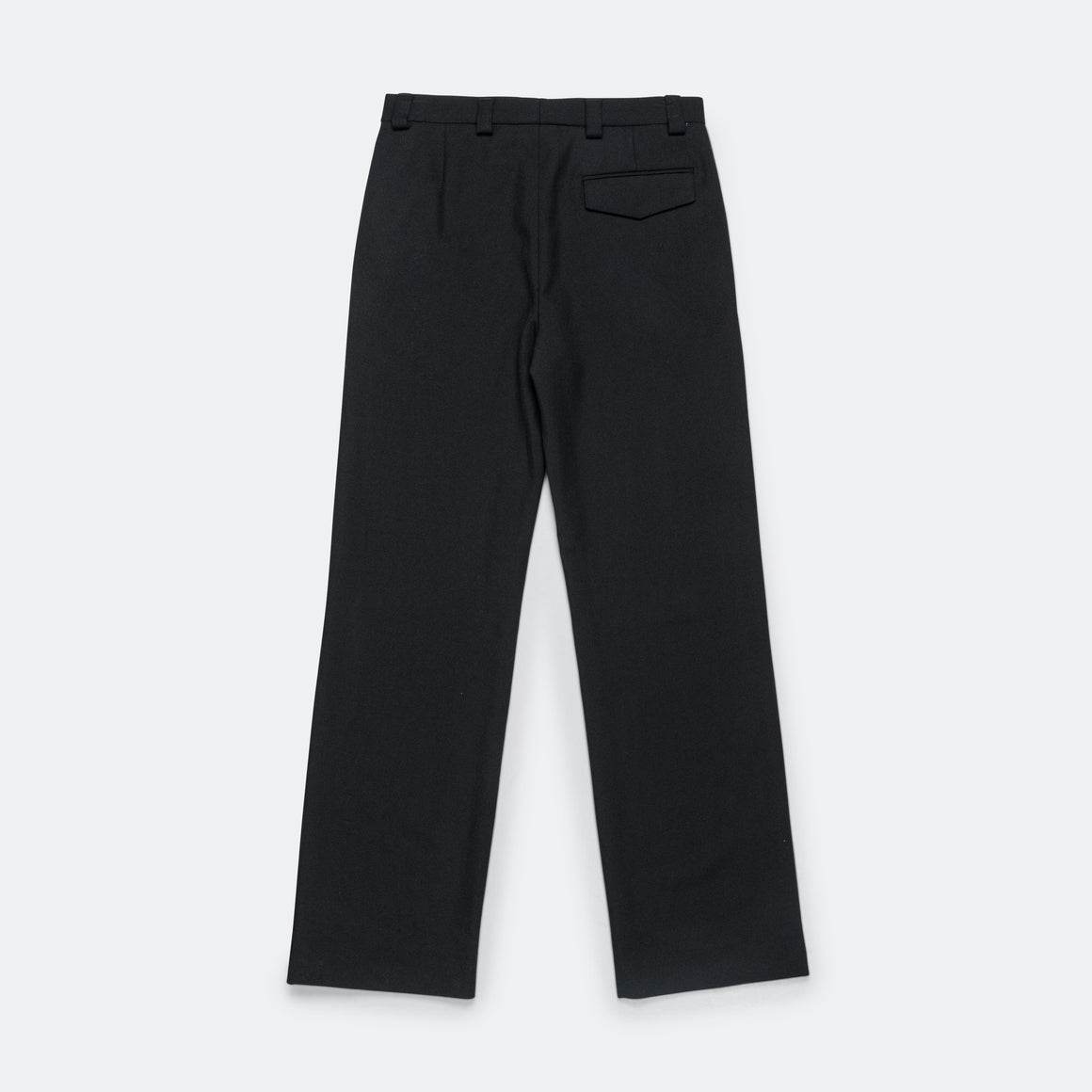 Rier - Gabardine Trousers - Black - UP THERE