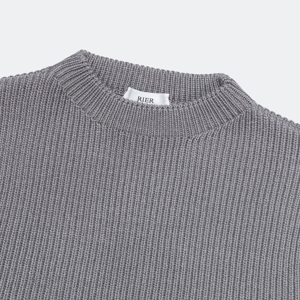 Rier - Roundneck Fisherman Rib - Castelrock Wool - UP THERE